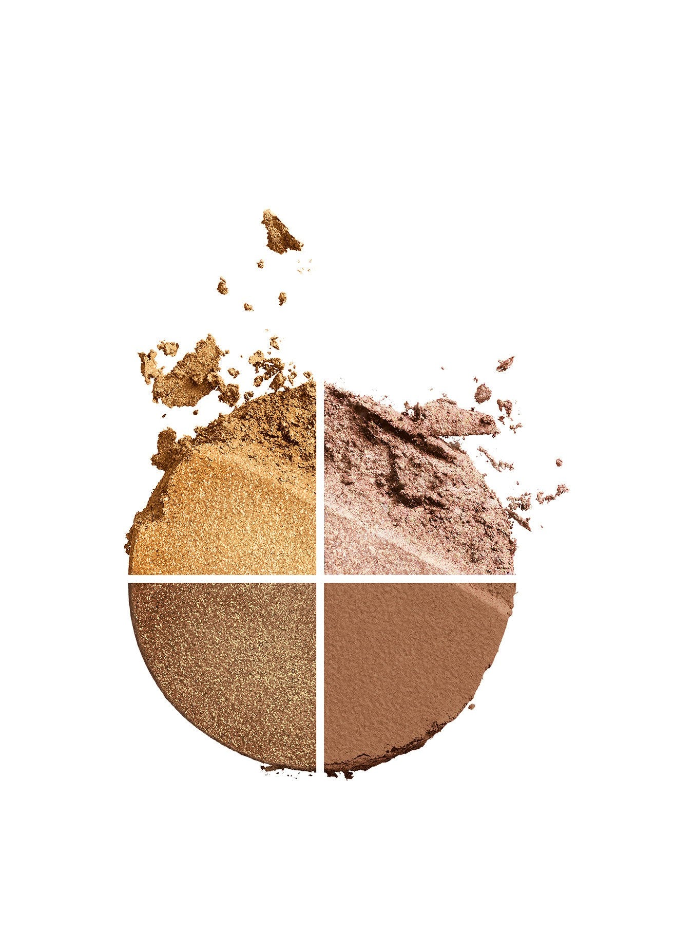 Ombre 4 Colour Eyeshadow Palette 07 Bronze Gradation