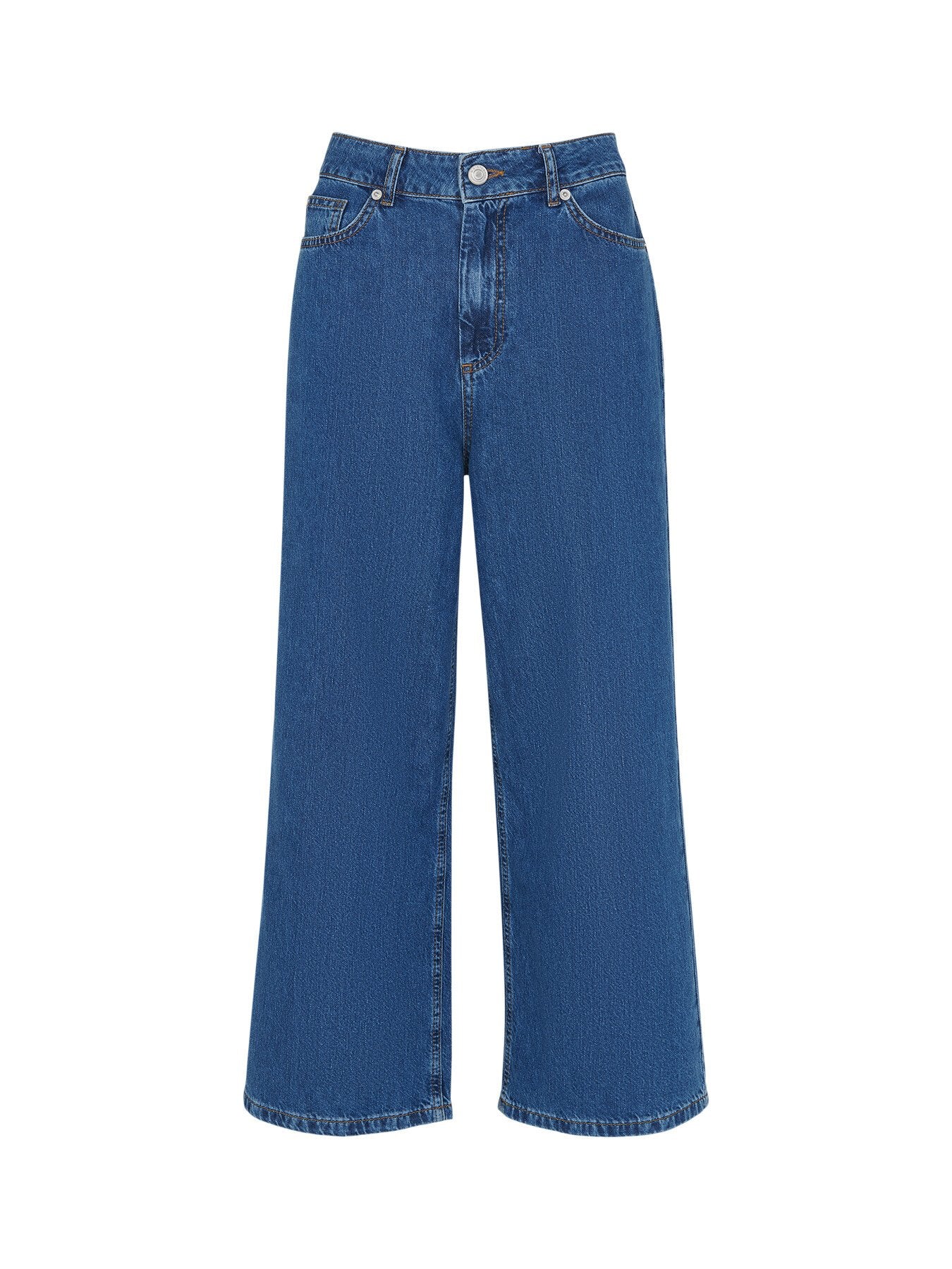 Wide Leg Cropped Jean