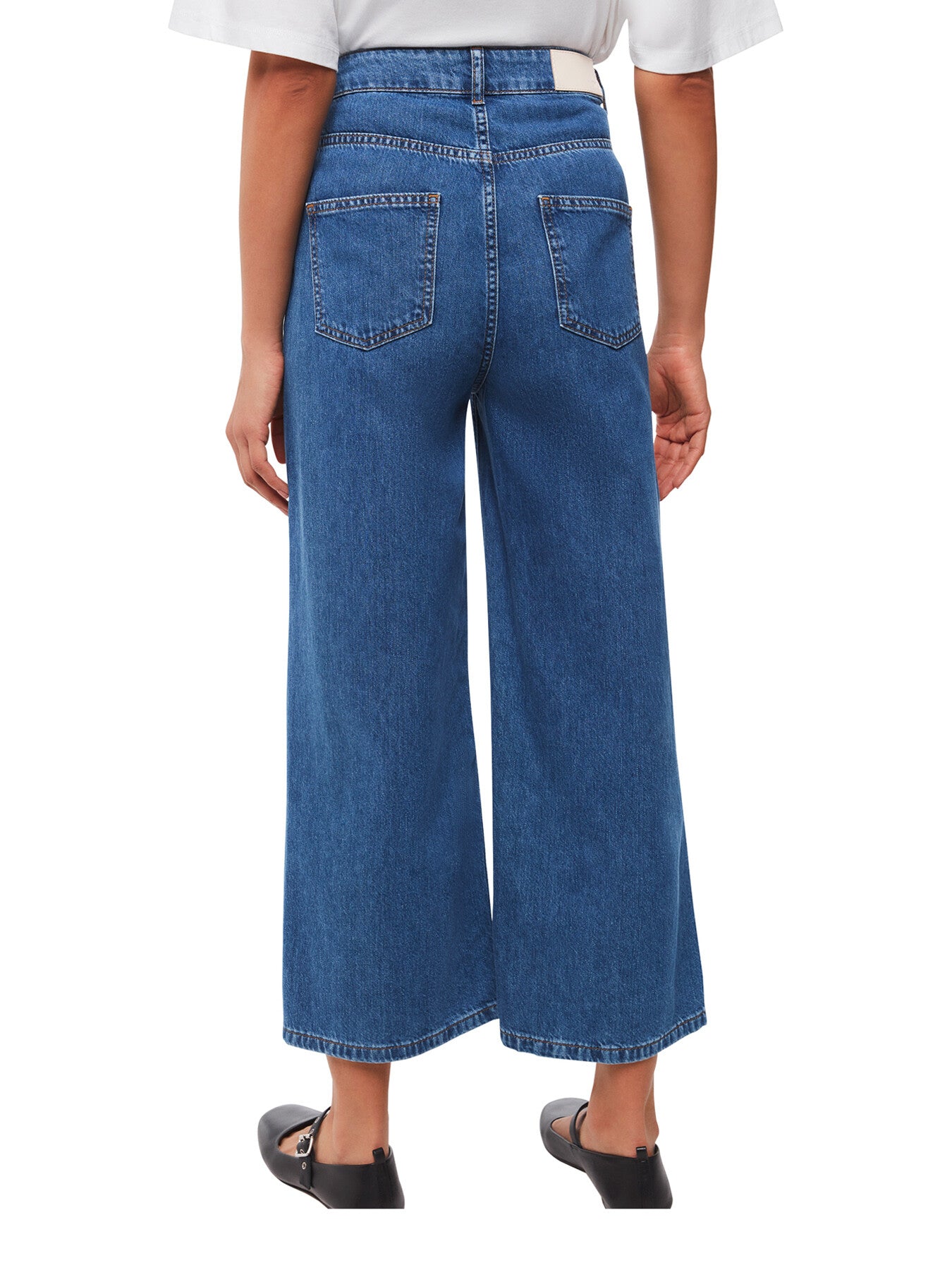 Wide Leg Cropped Jean