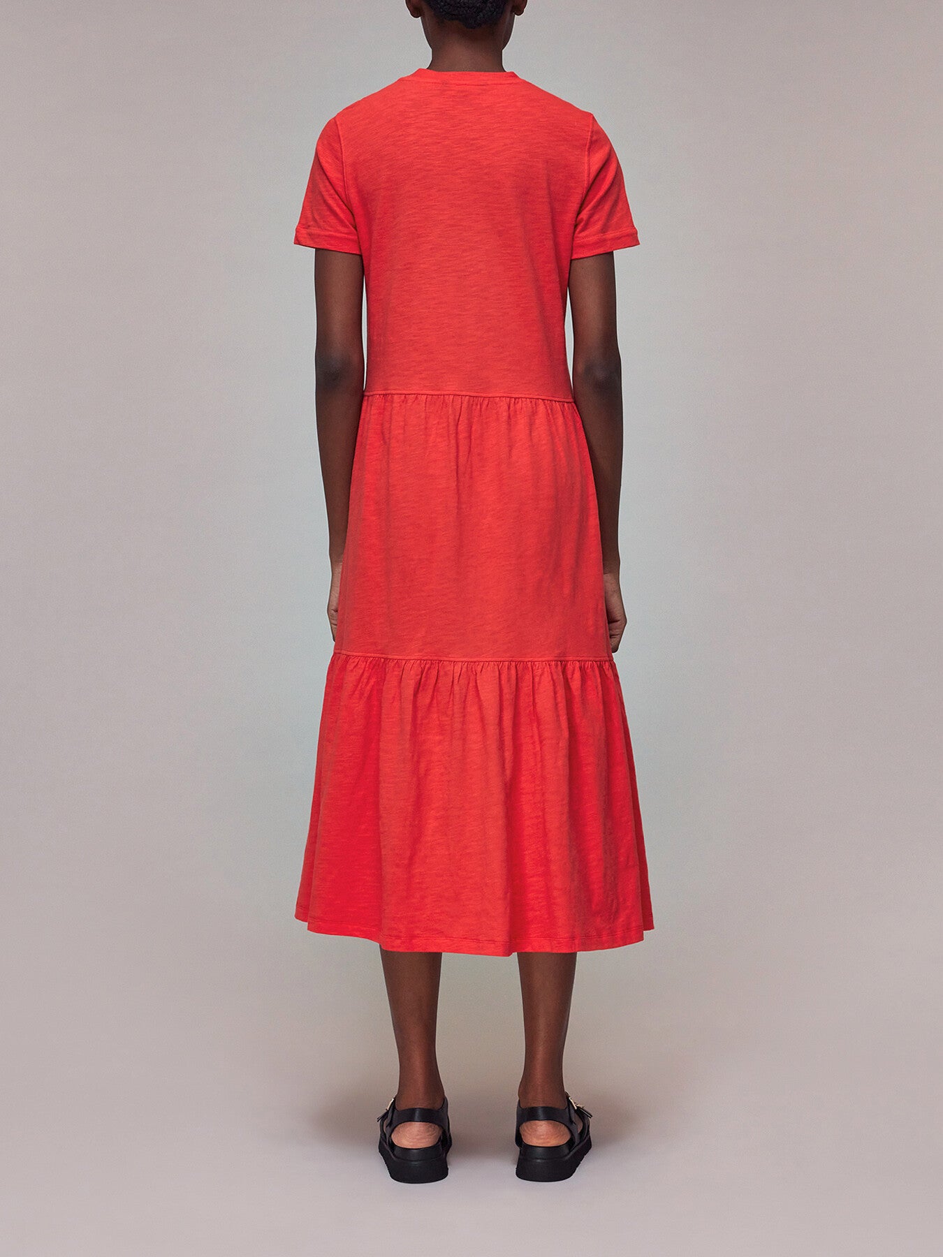 TieJersey Midi Dress