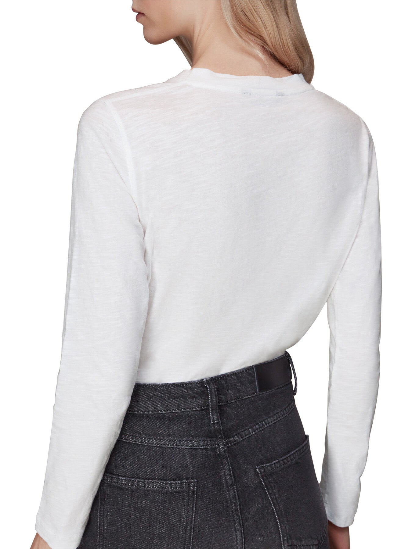 Crew Neck Pocket Top