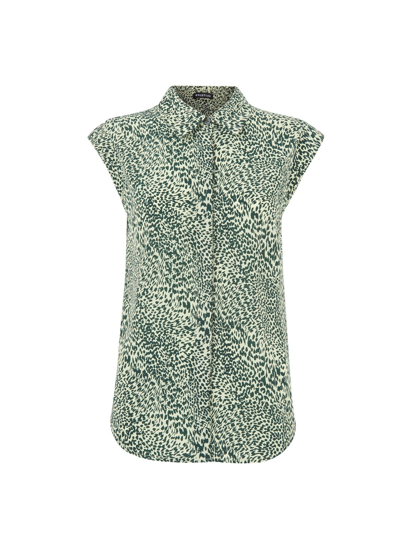 Diagonal Leopard Shirt