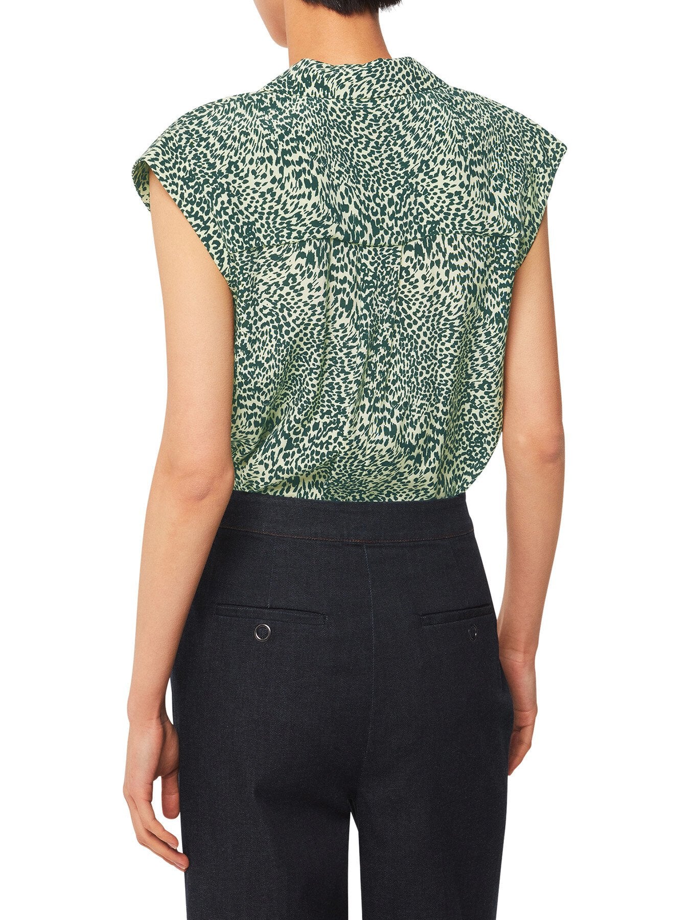 Diagonal Leopard Shirt