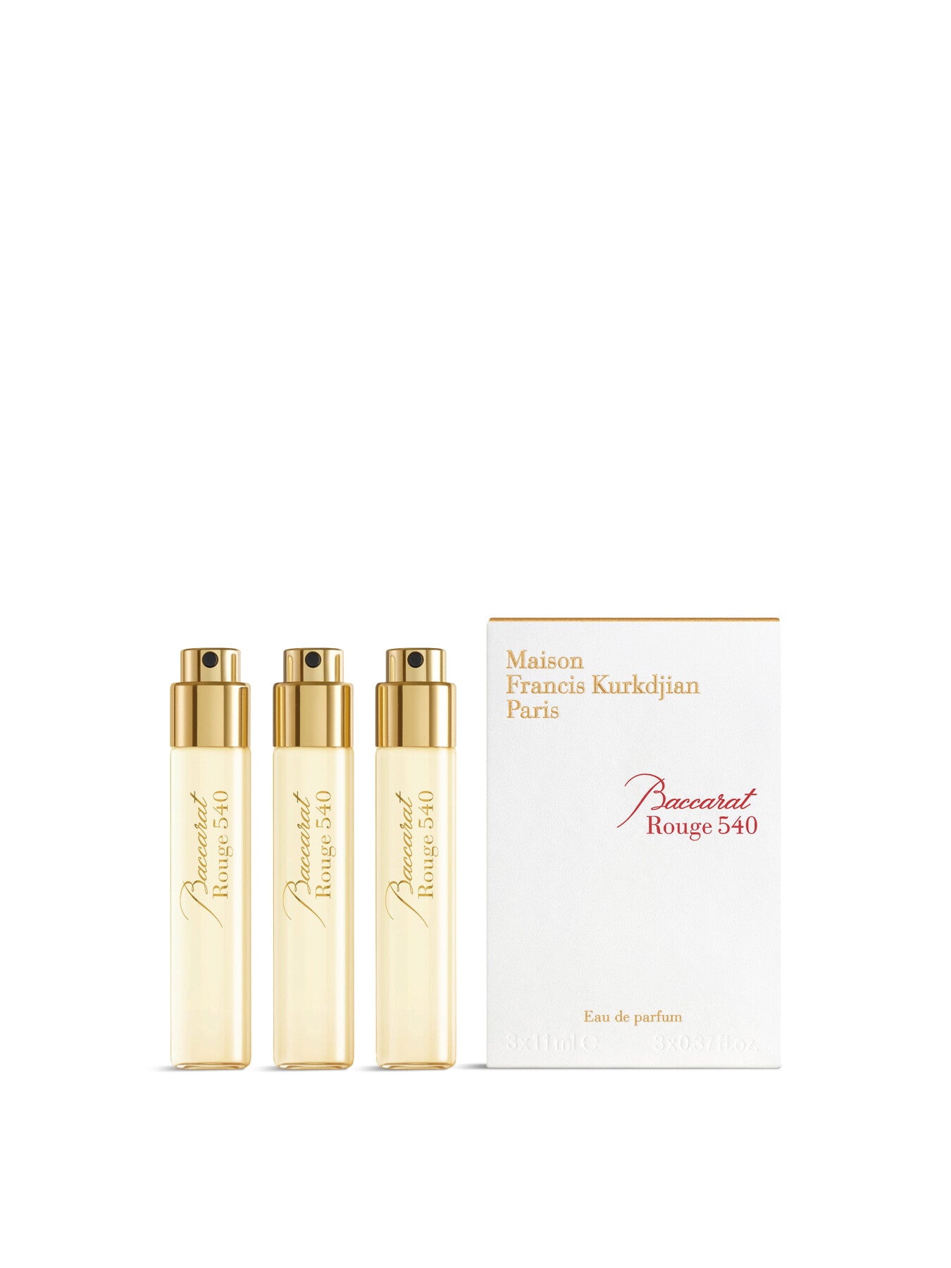 Baccarat Rouge 540 - Eau de parfum travel refills 3x11ml
