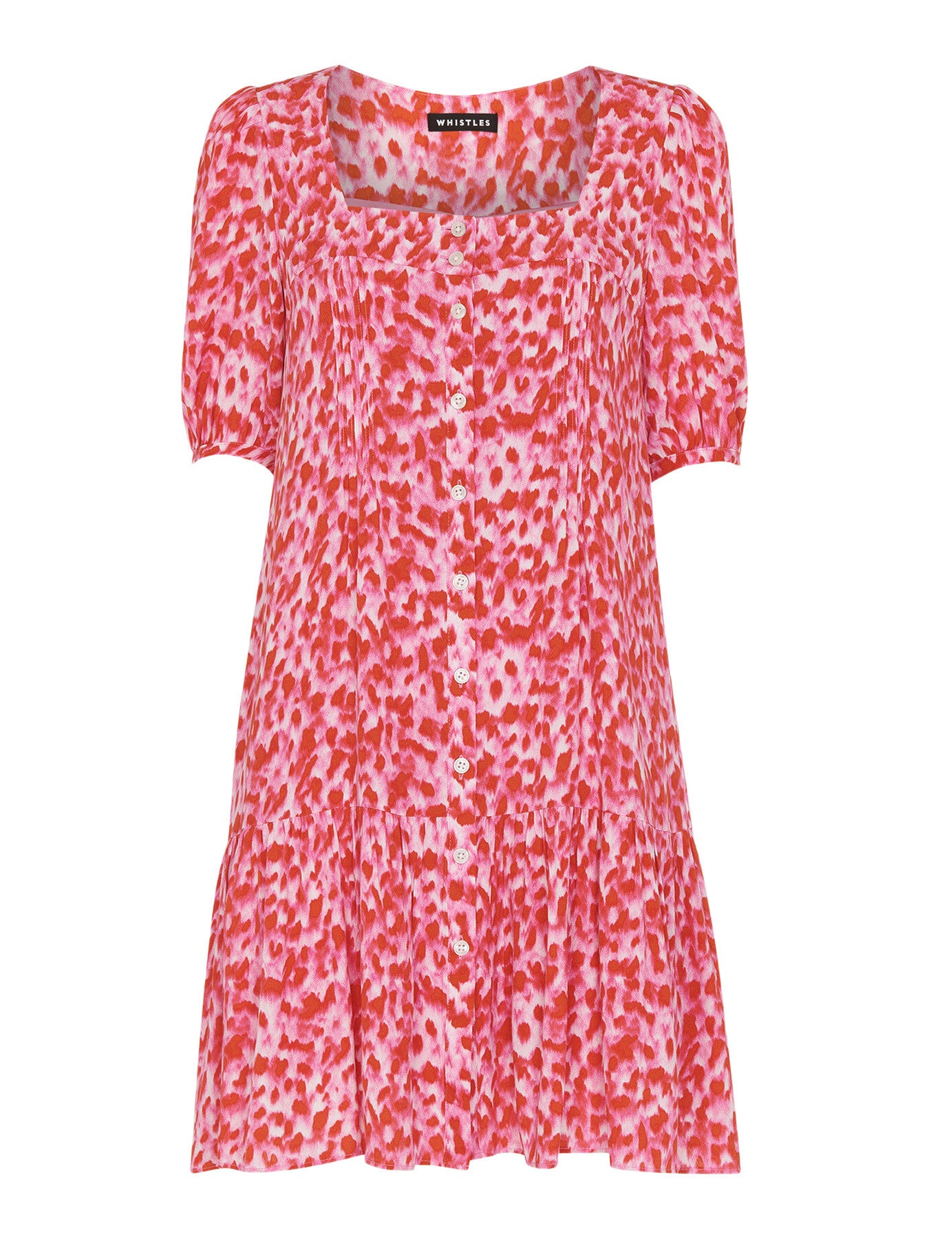 Blurred Strokes Flippy Dress