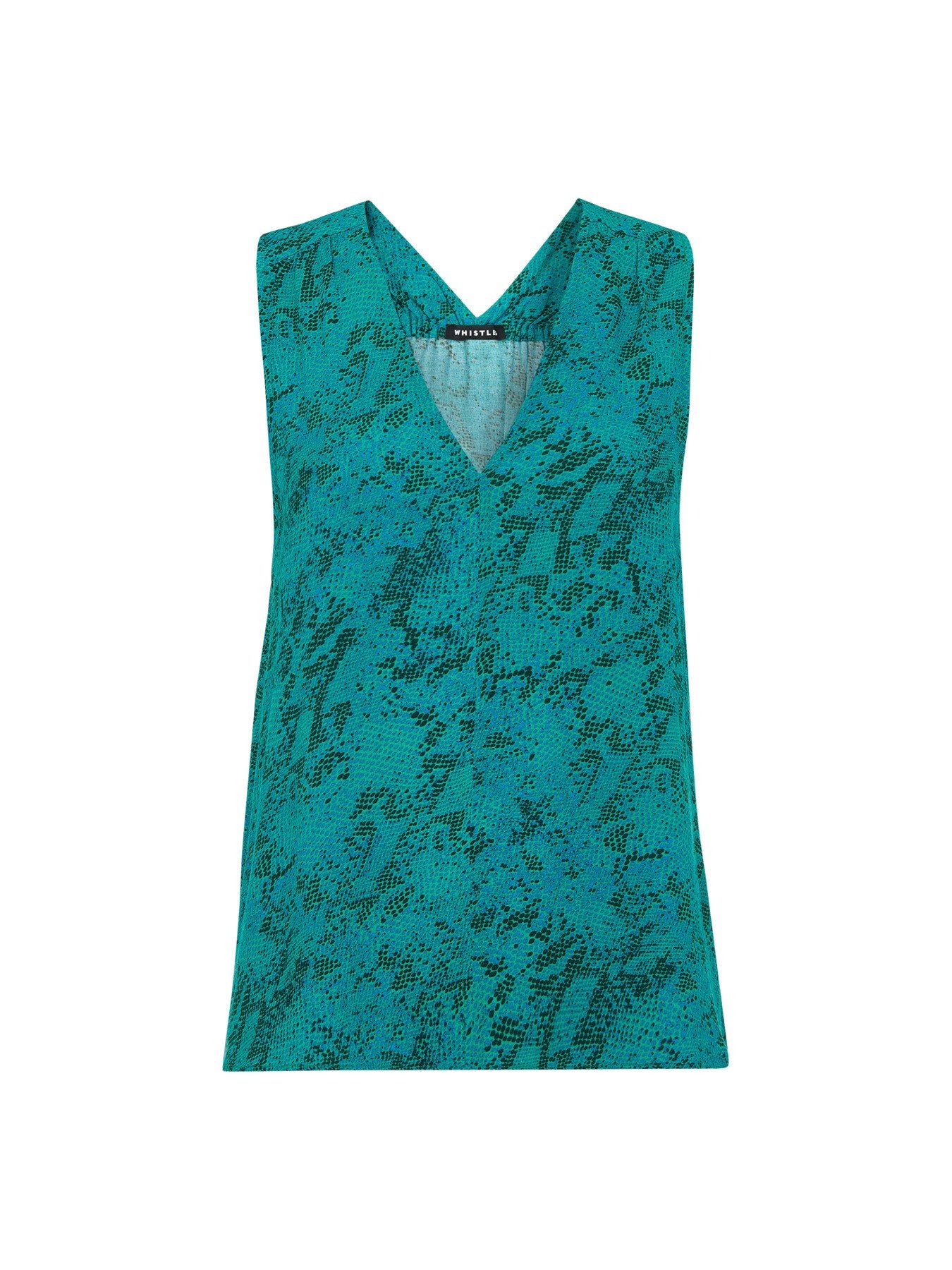 Diagonal Snake Vest Top