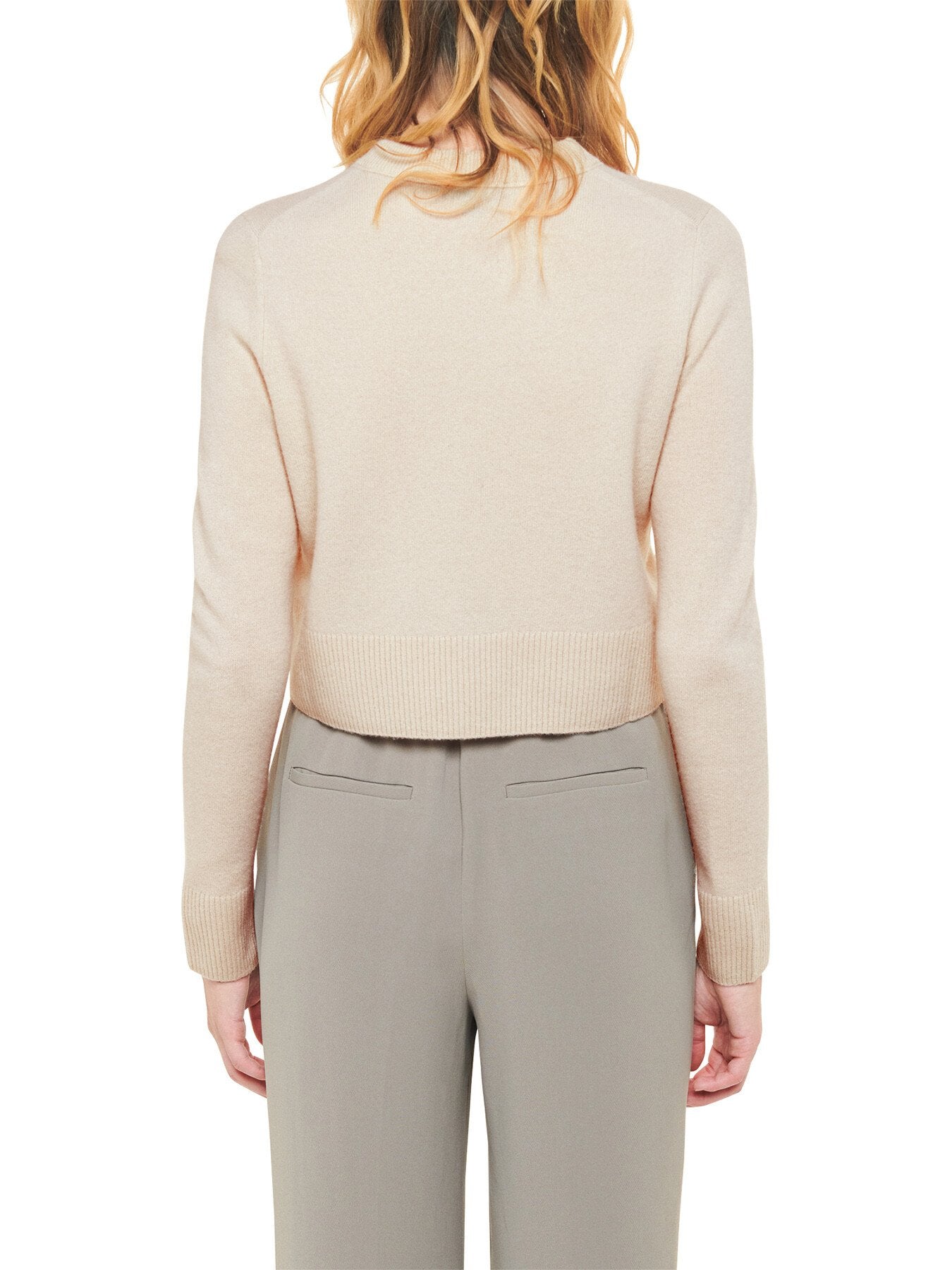 Wool Cropped Cardigan