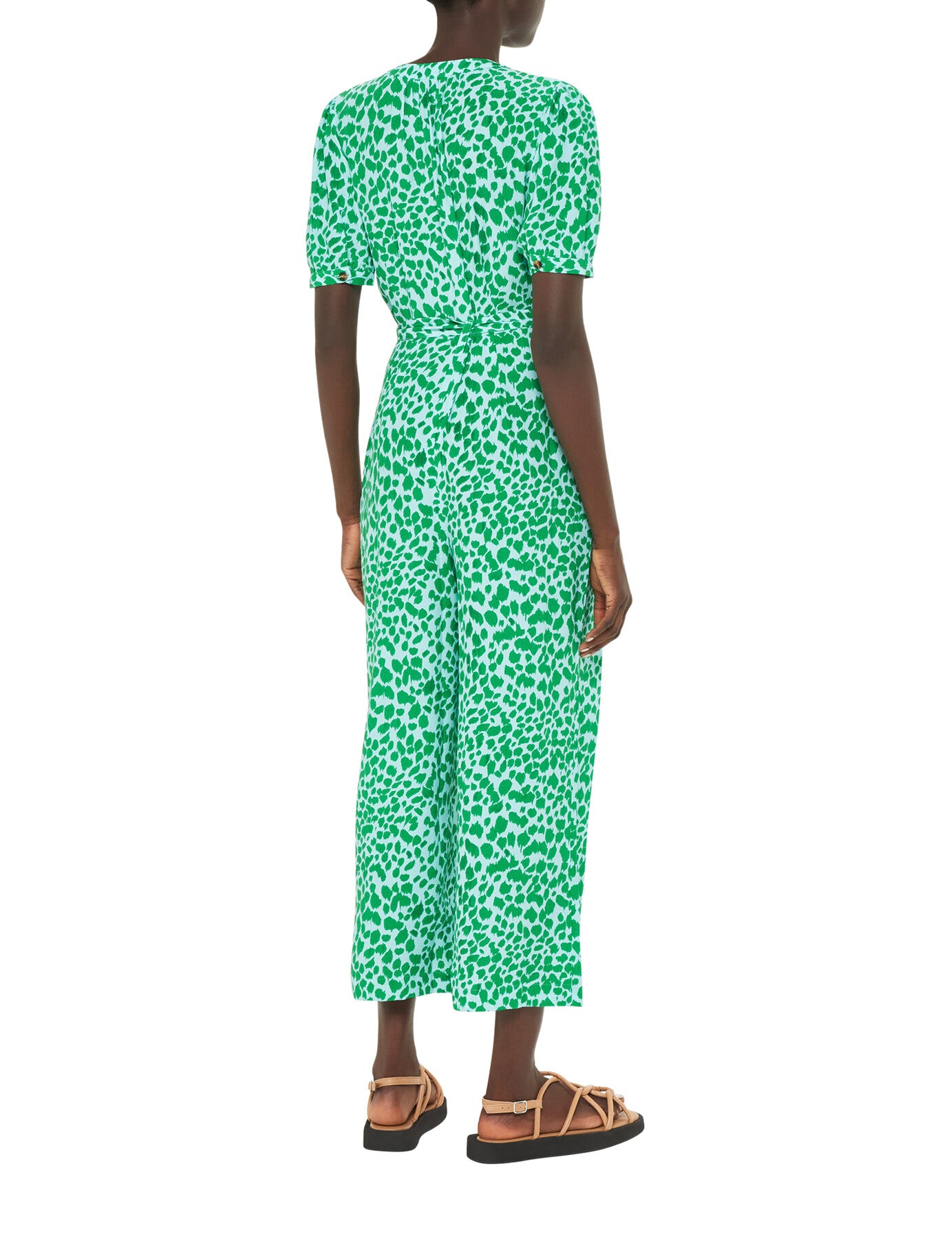 Smooth Leopard Print Jumpsuit
