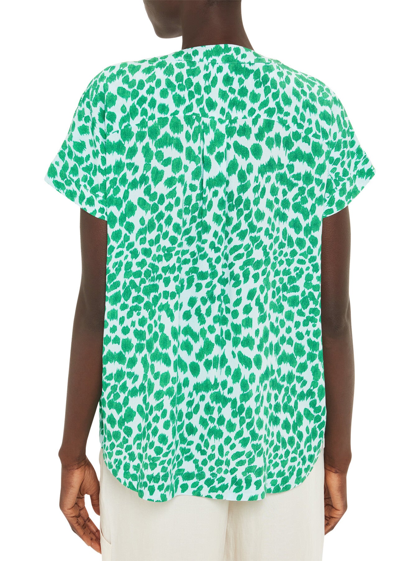 Smooth Leopard Print Blouse