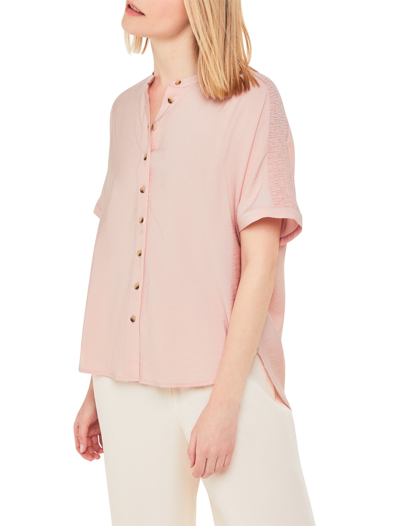 Maisie Shirred Sleeve Blouse
