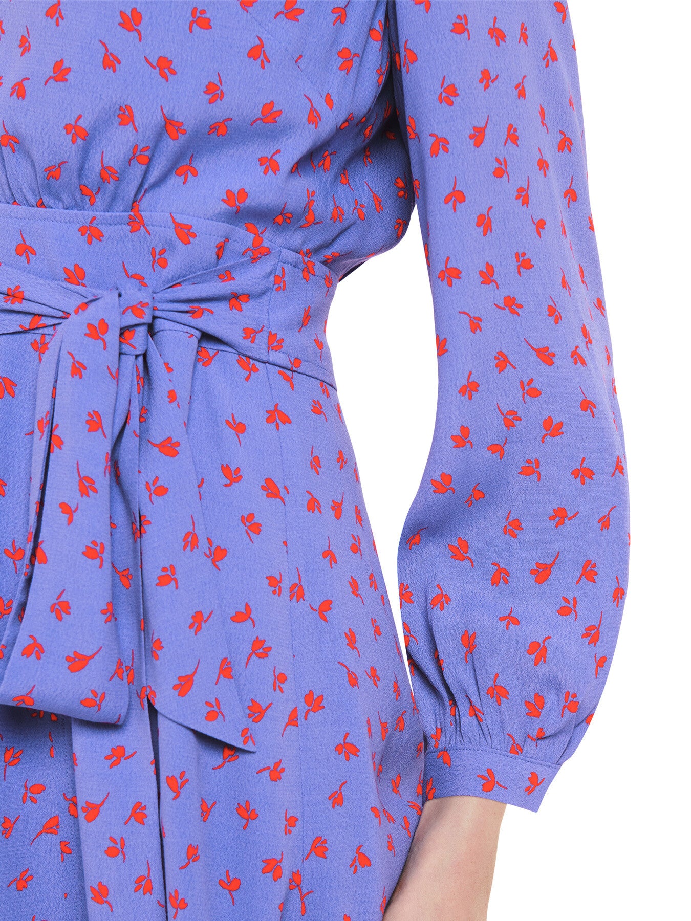 Scattered Petals Print Dress