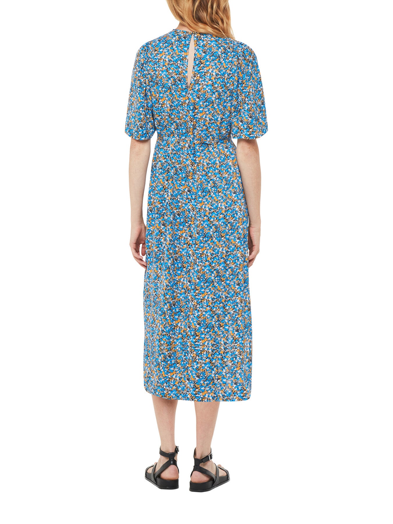 Ditsy Bouquet Midi Dress