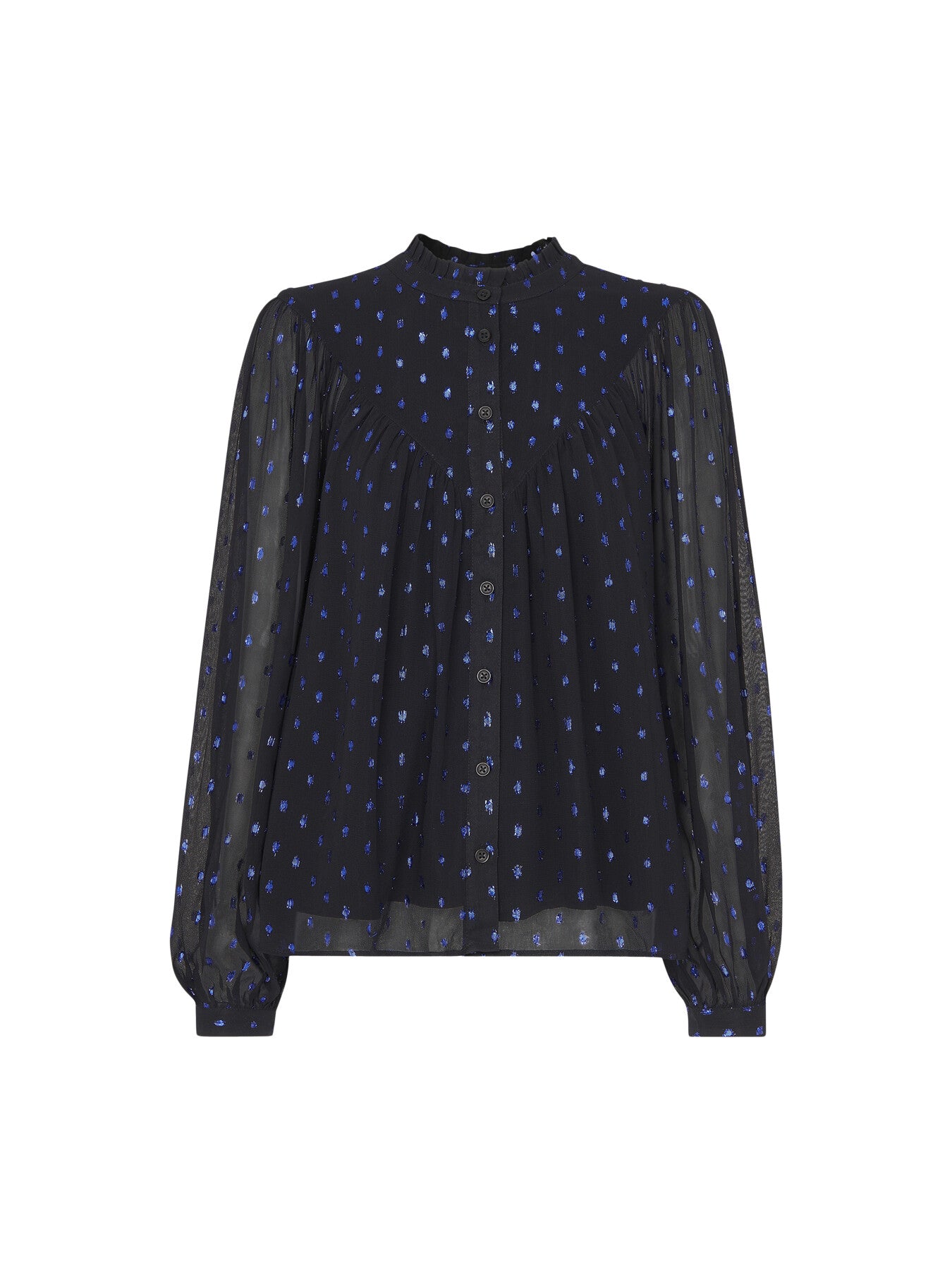 Mia Metallic Dobby Top