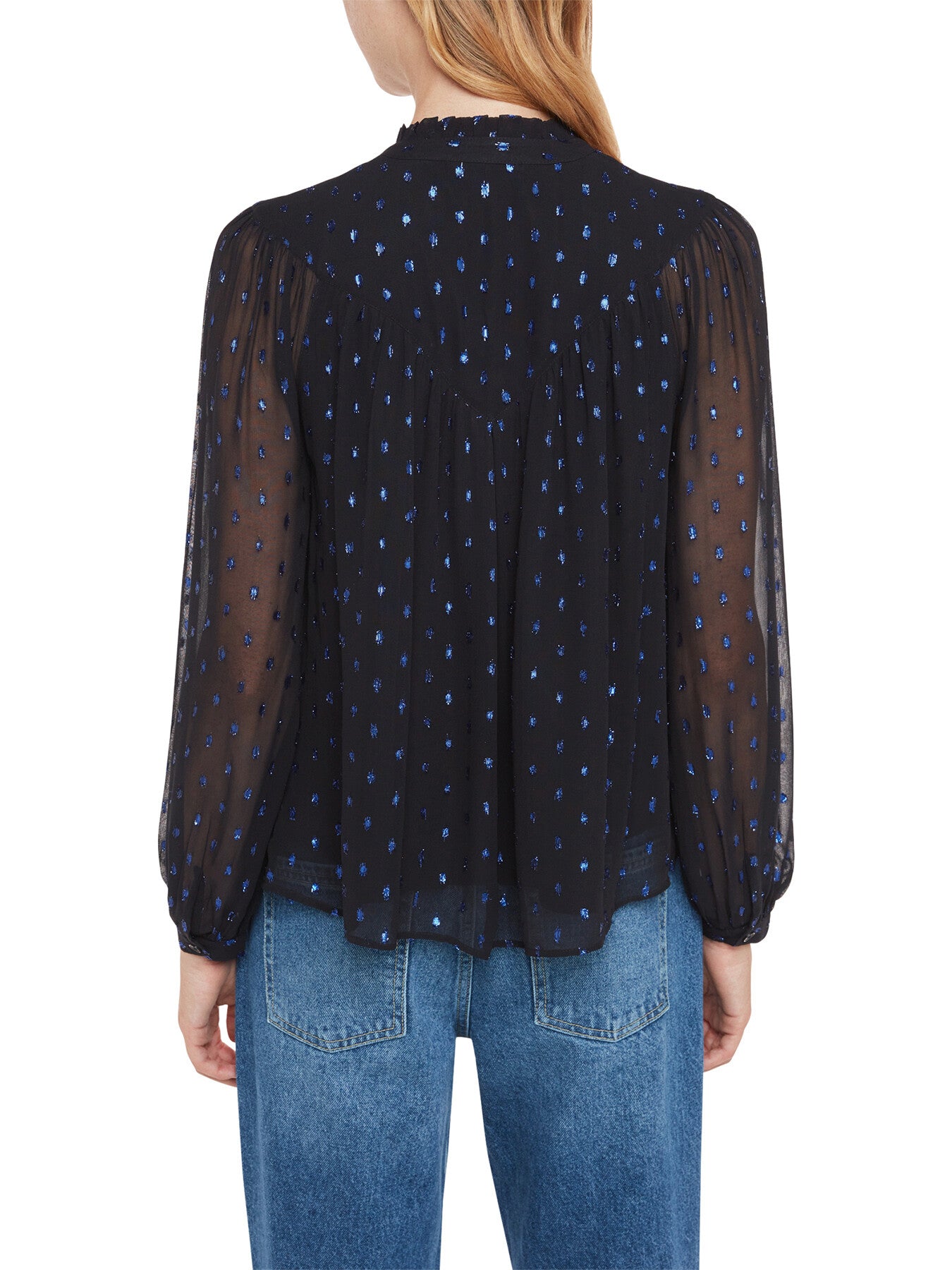 Mia Metallic Dobby Top