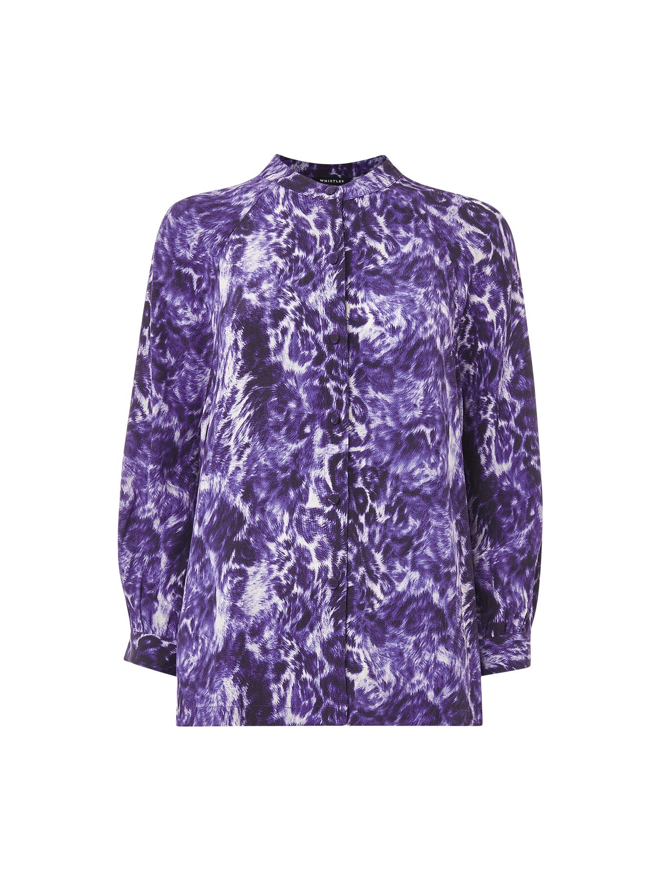 Glossy Leopard Raglan Shirt
