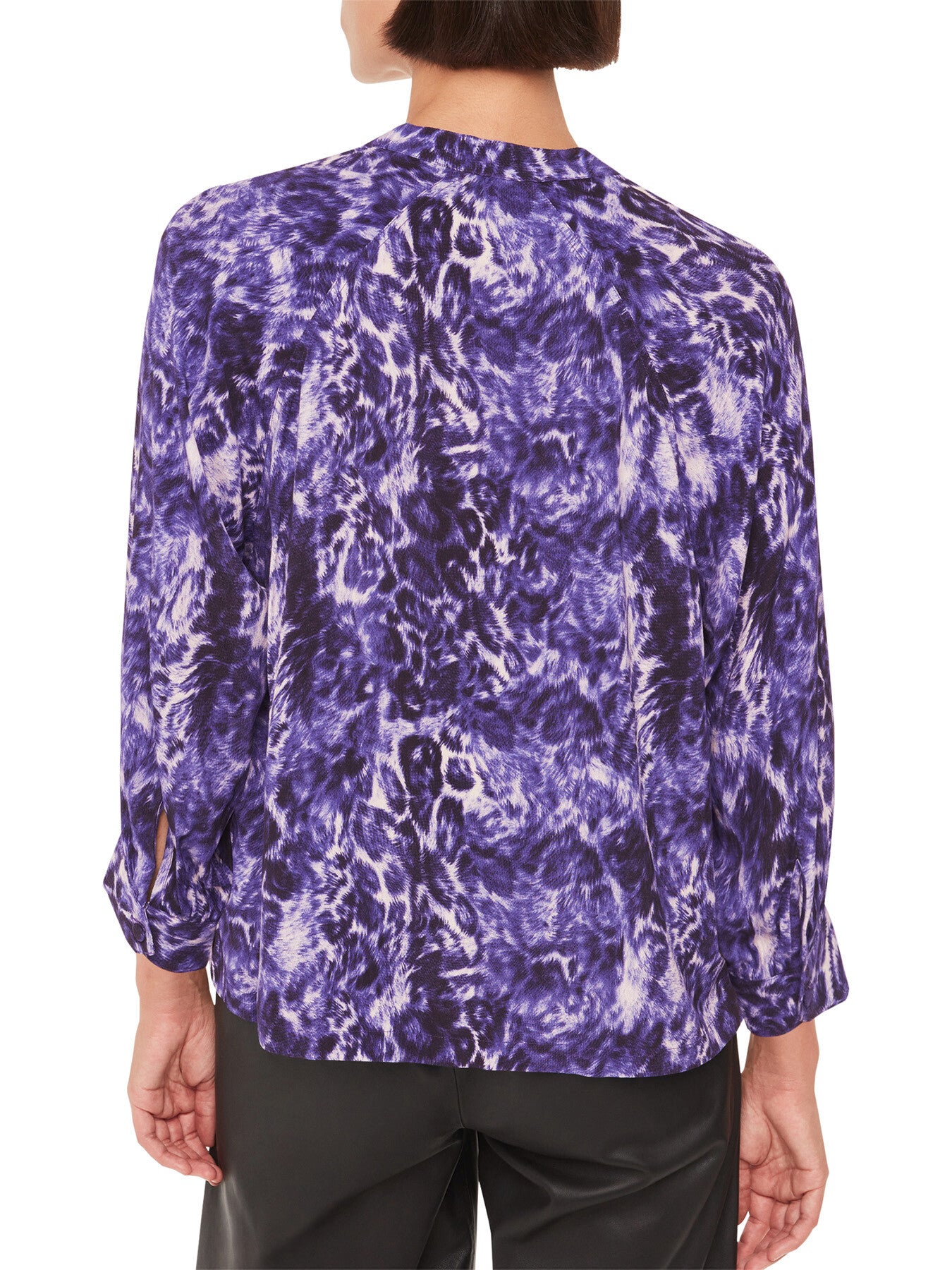 Glossy Leopard Raglan Shirt