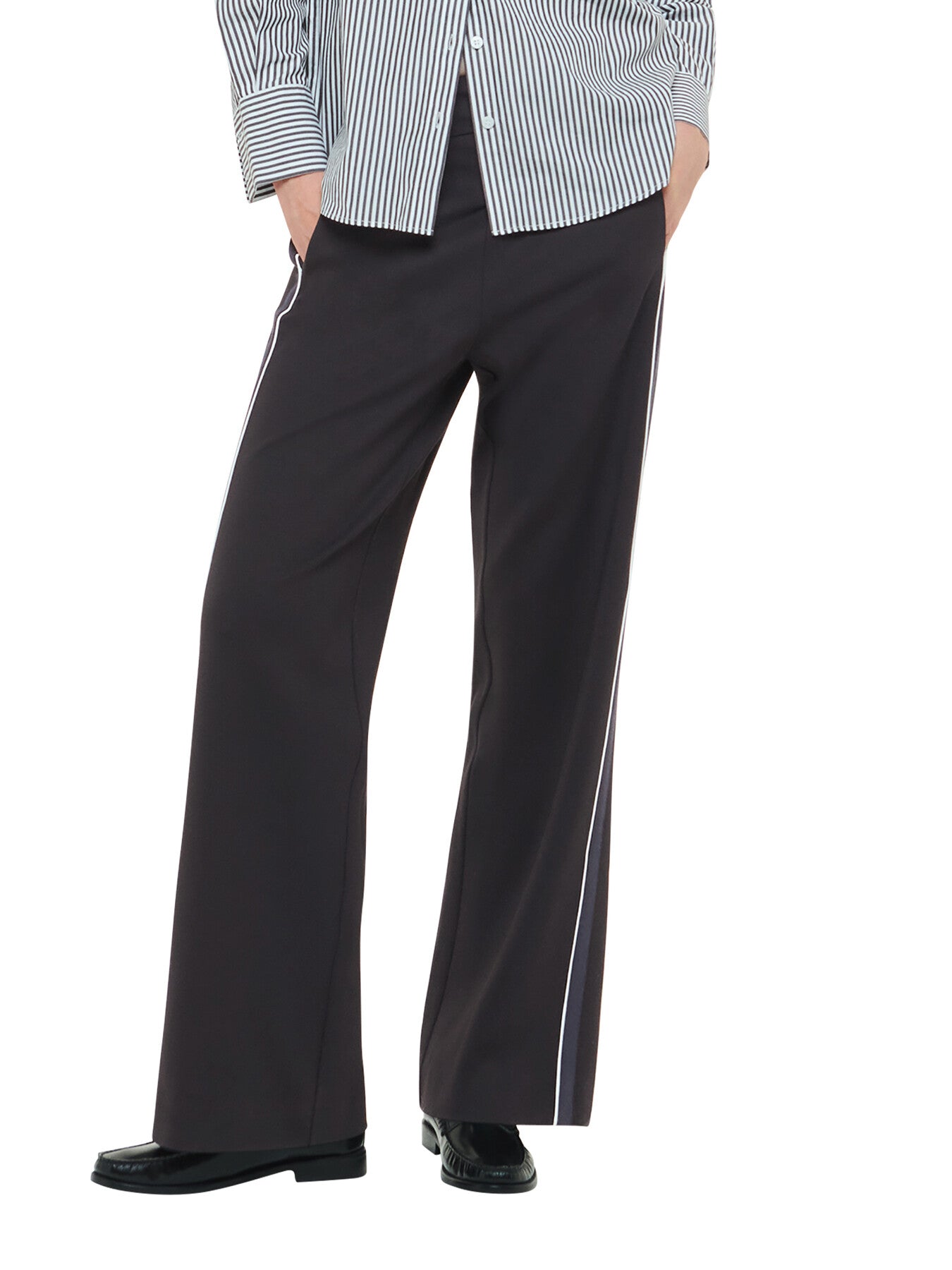 Edie Side Stripe Ponte Trouser