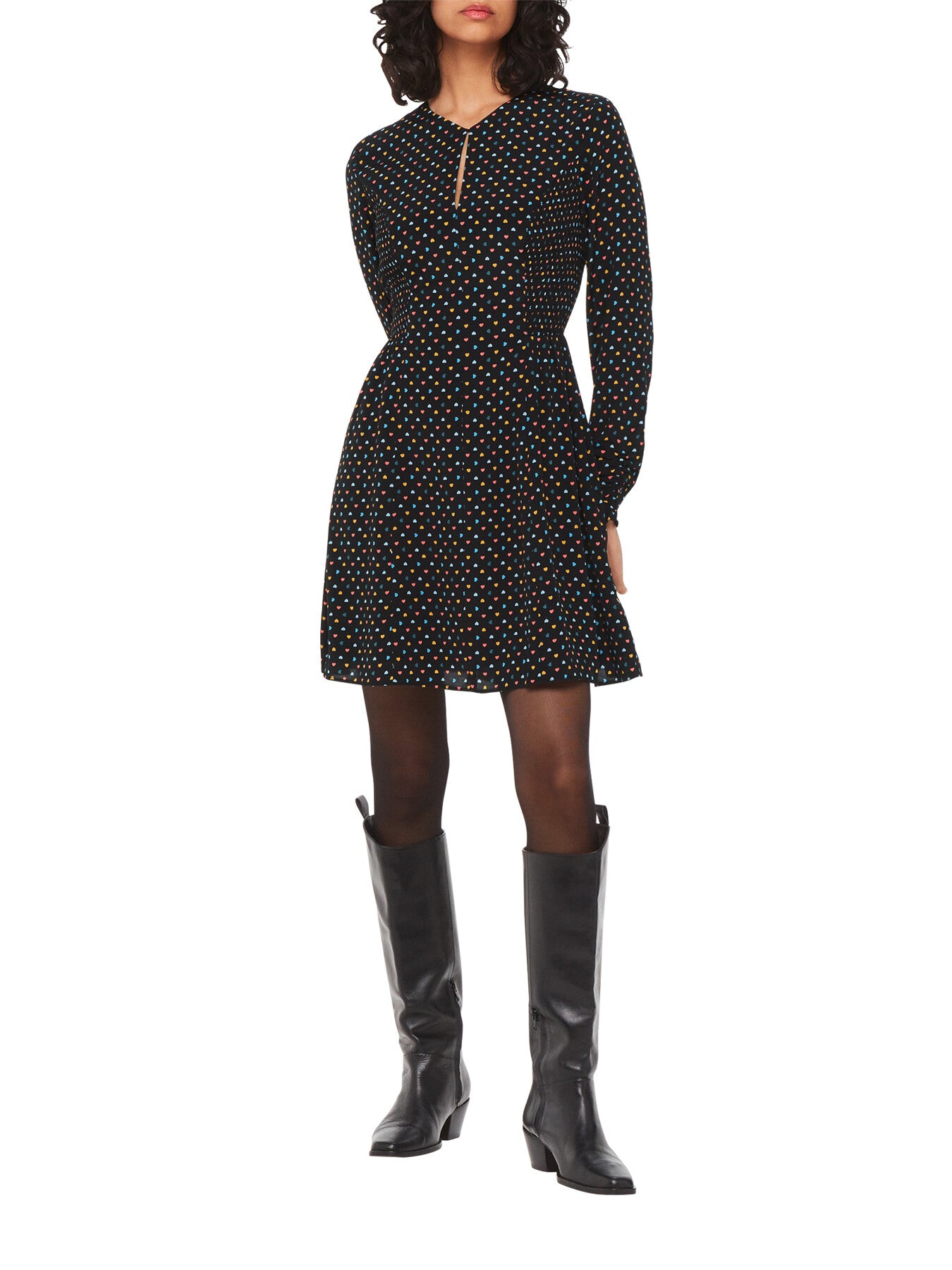 Scattered Hearts Flippy Dress