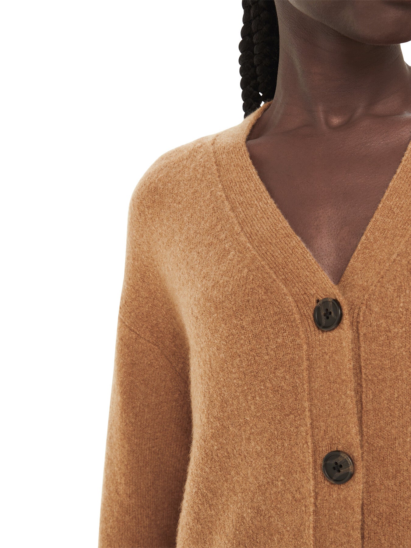 Textured Placket Cardigan