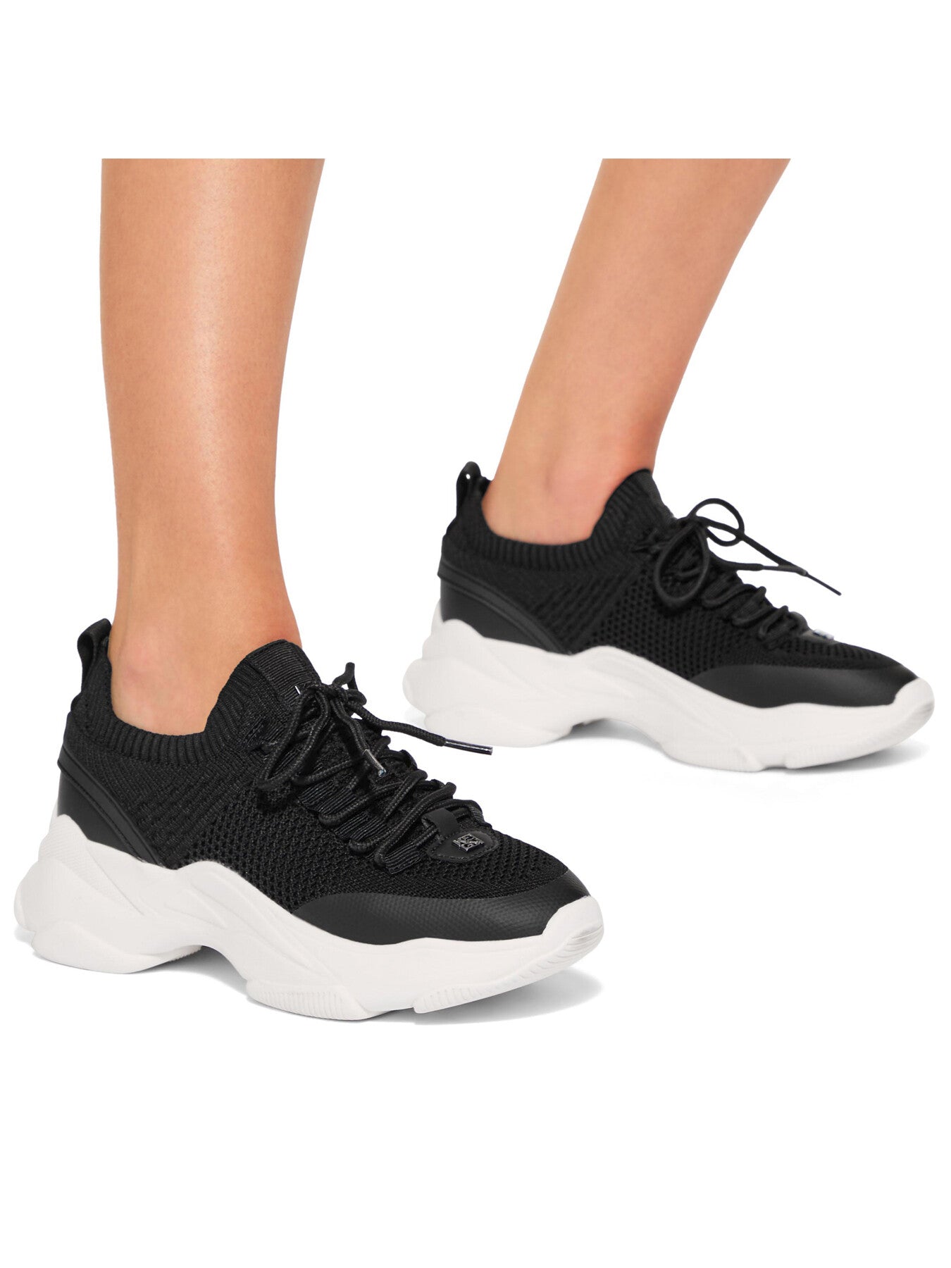 Lively Knitted Lace Up Trainers