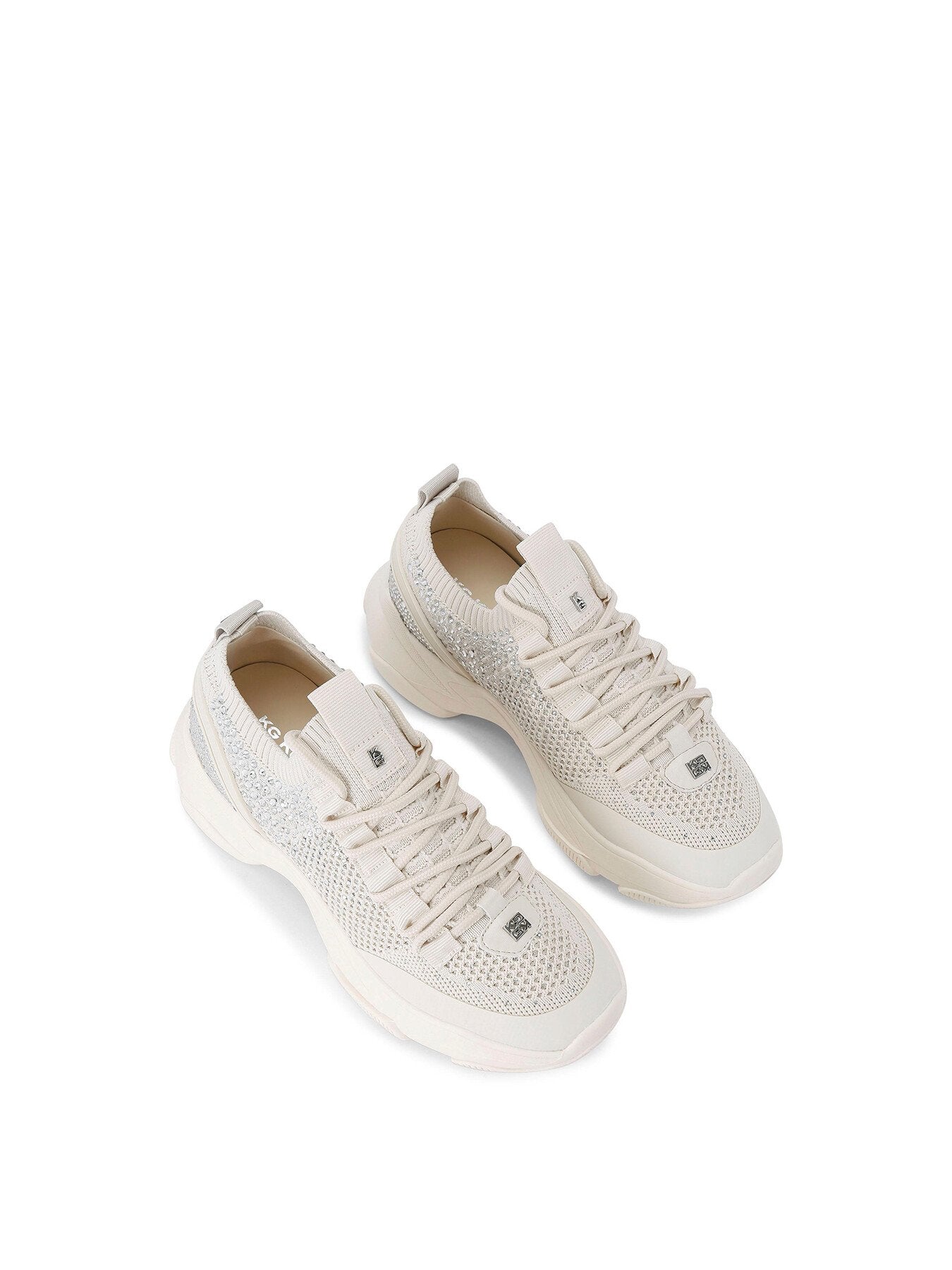 Lively Gem Knitted Embellished Trainers