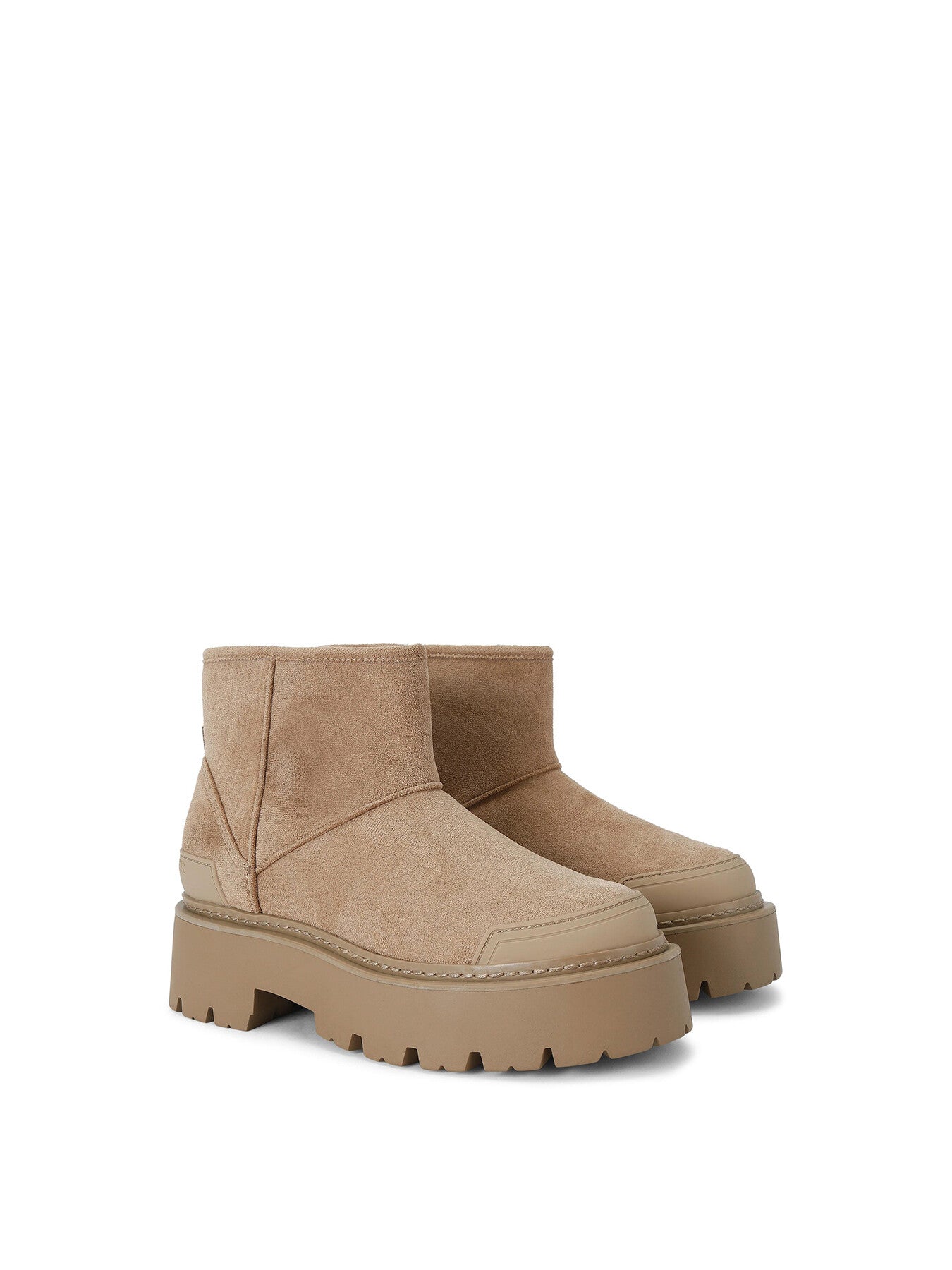 Trick Warm Fabric Ankle Boots
