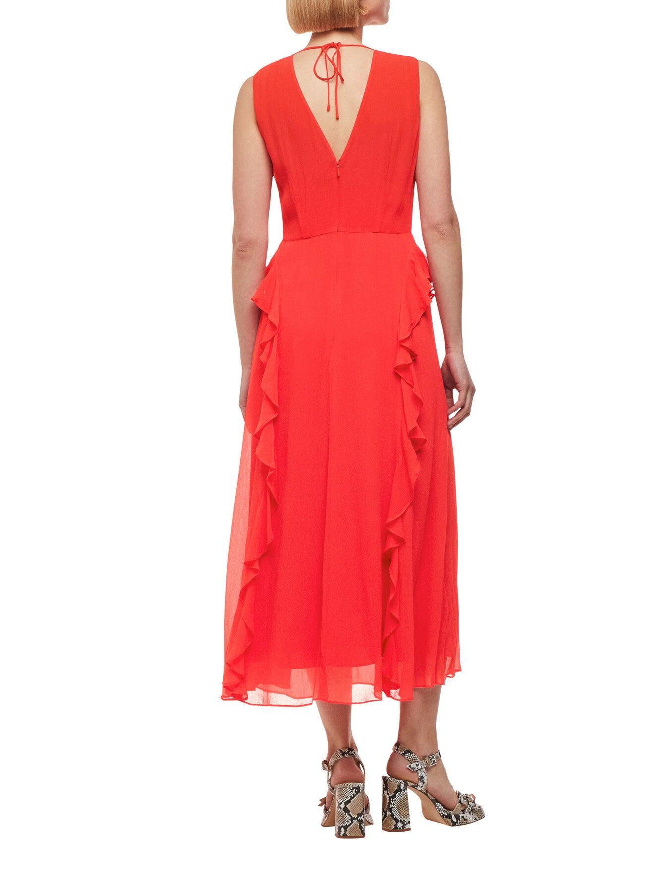Nellie Frill Detail Midi Dress