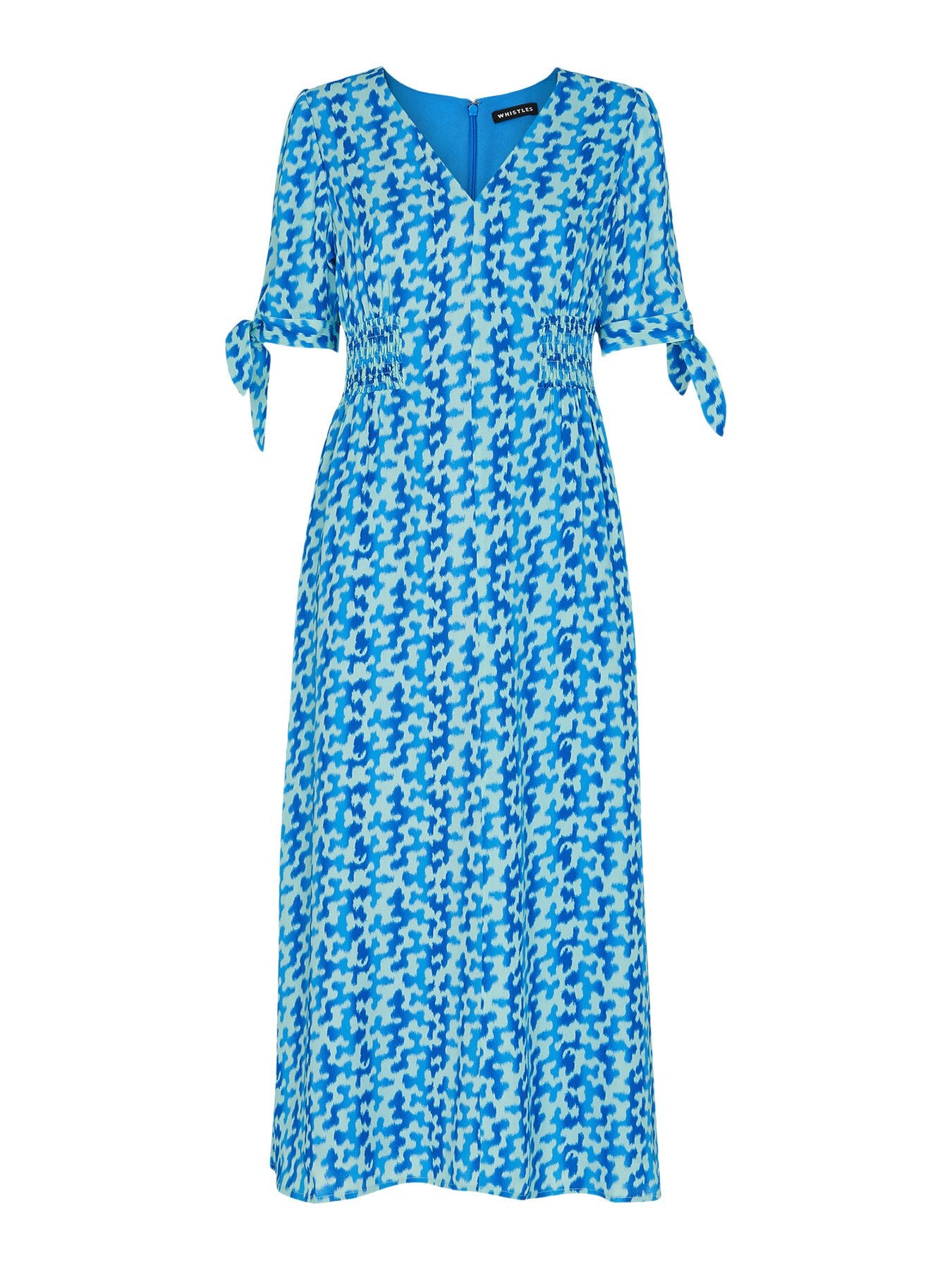 Hazy Coral Midi Dress