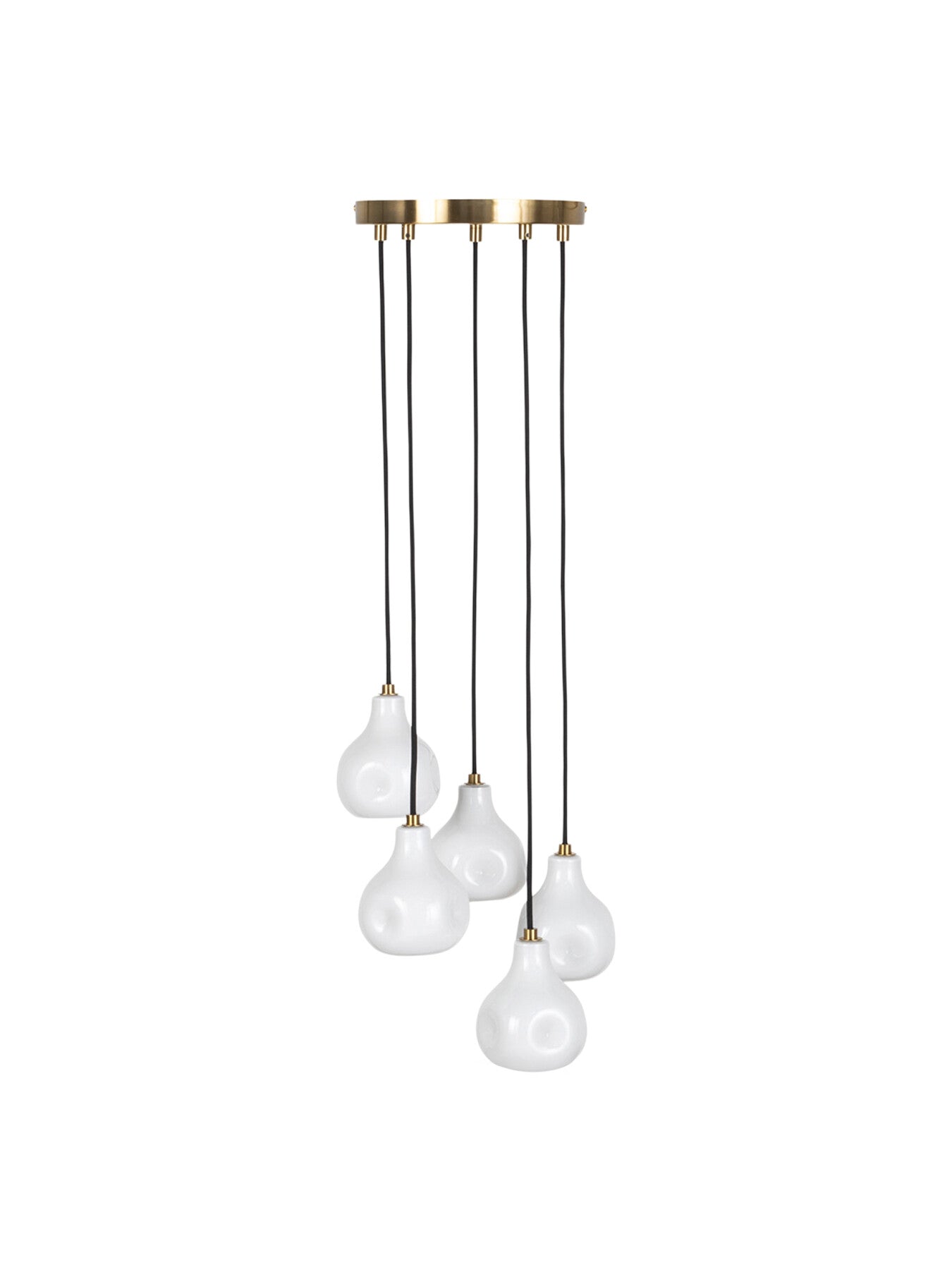 Bolha Chandelier 5 Pendant White