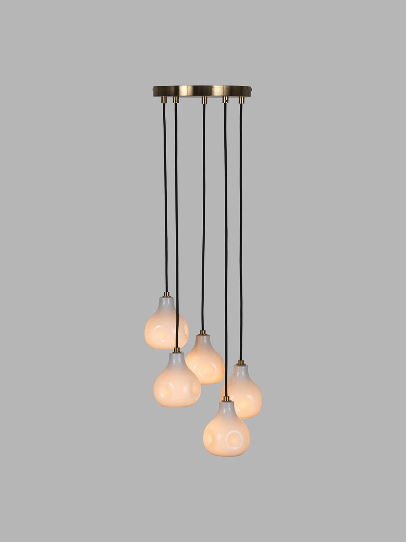 Bolha Chandelier 5 Pendant White
