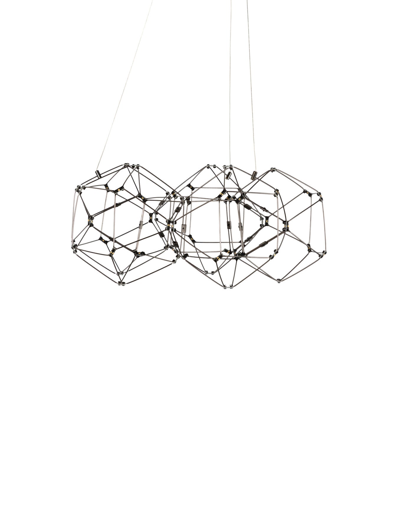 Supernova LED Oval Pendant Chrome