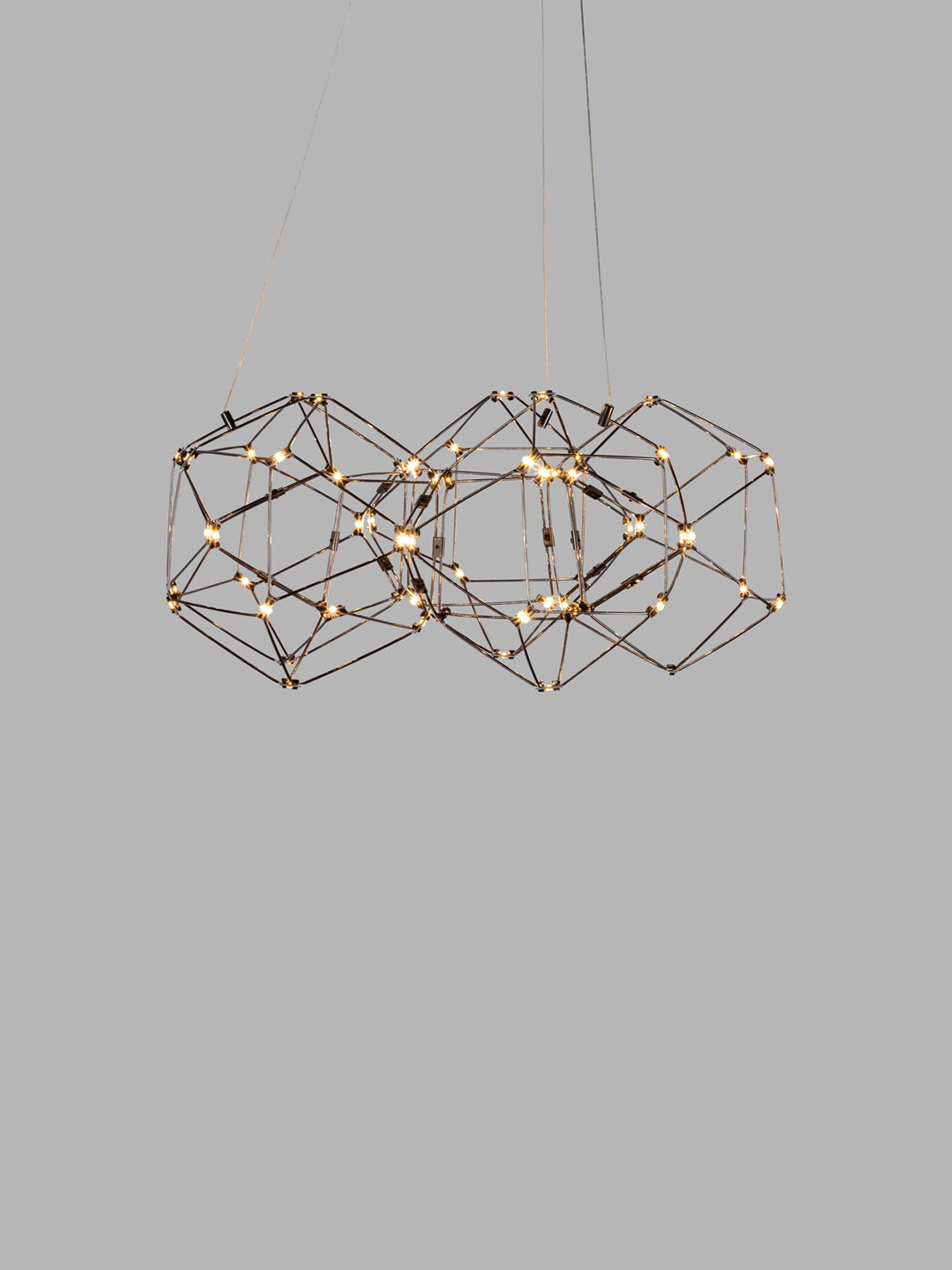 Supernova LED Oval Pendant Chrome