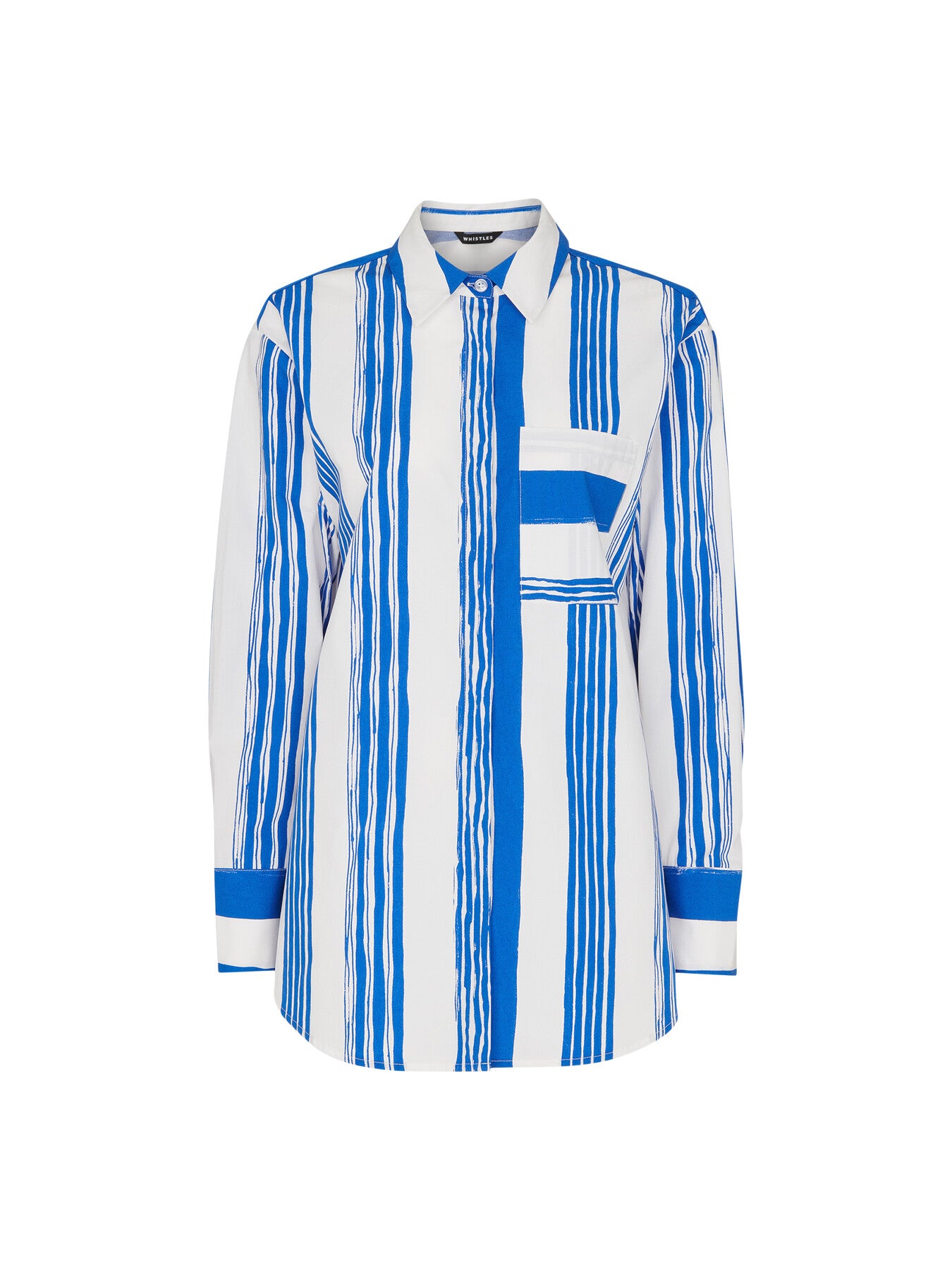 Painted Stripe Oversized Shirt