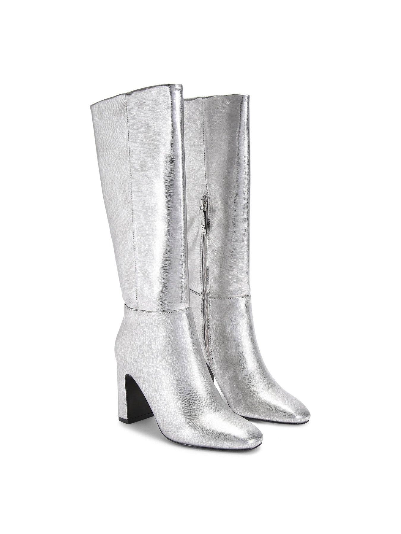 Titan Metallic Knee-High Boots