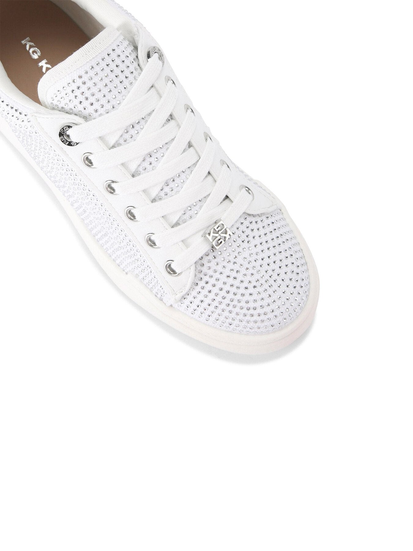 Lilia Fabric Lace Up Trainers