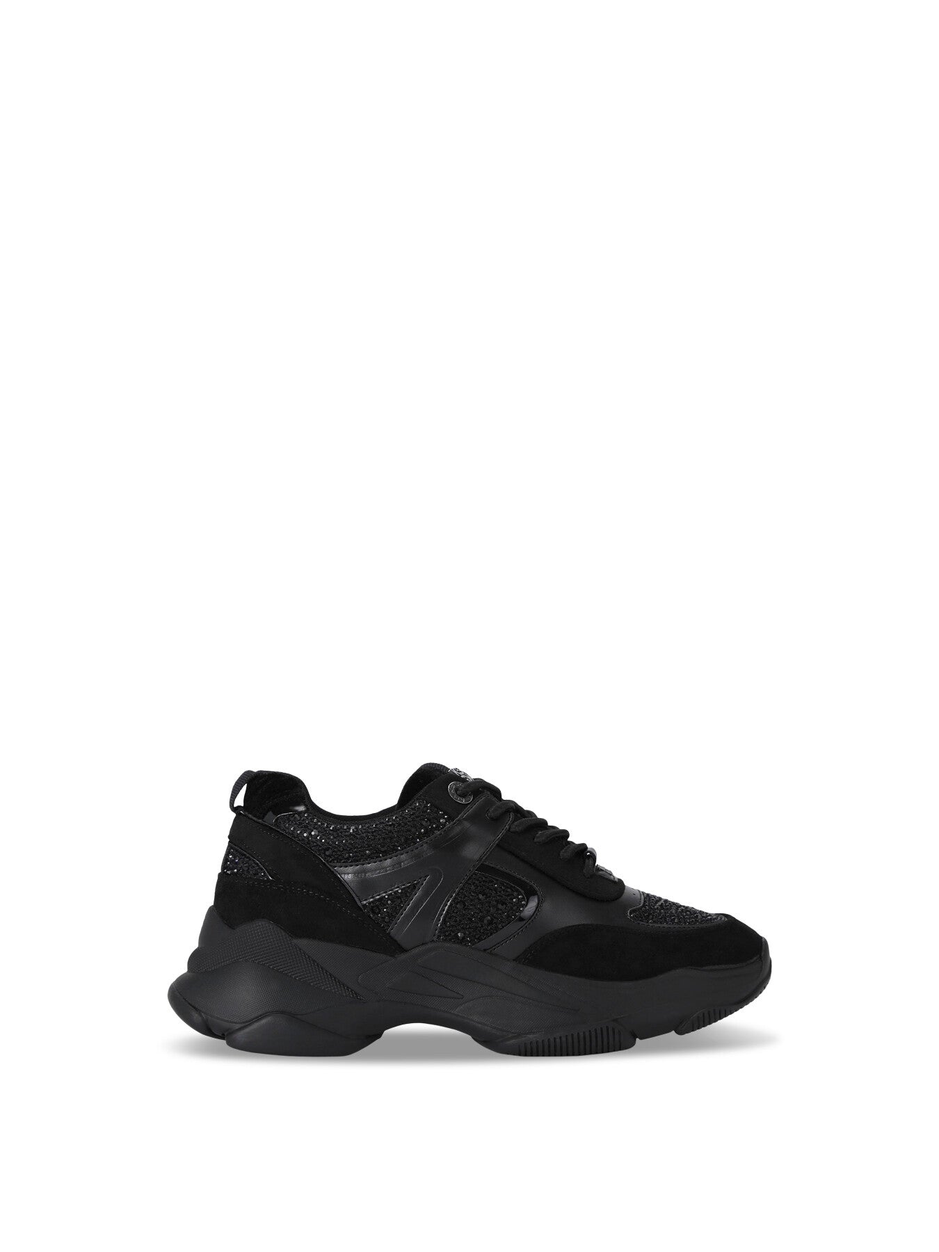 Lucile Lace Up Gem Embellished Trainers