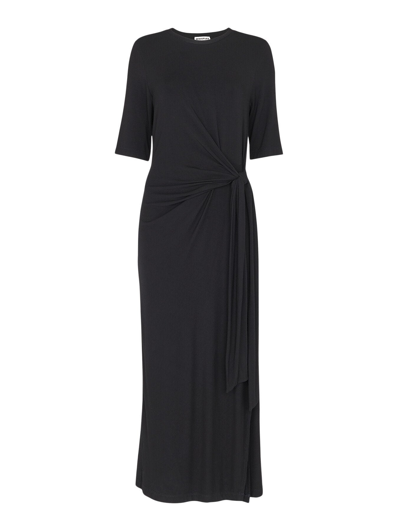 Twist Front Jersey Dress