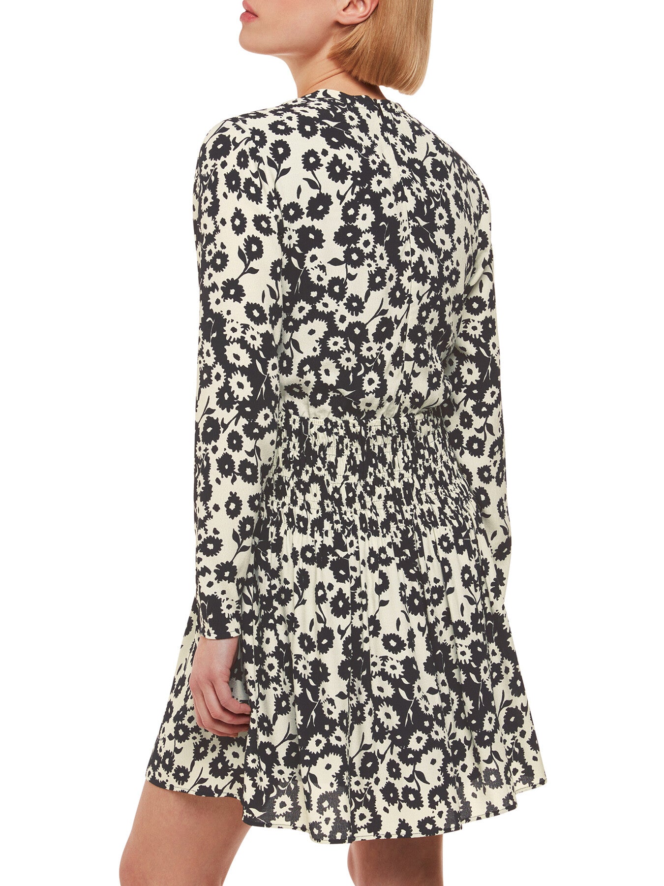 Riley Floral Shirred Dress