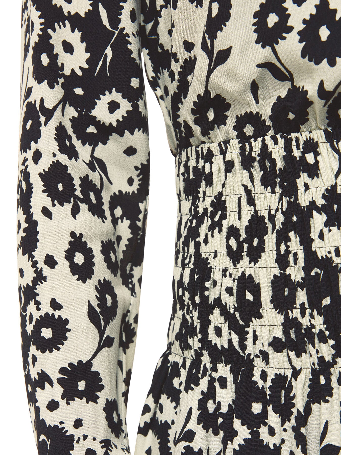 Riley Floral Shirred Dress