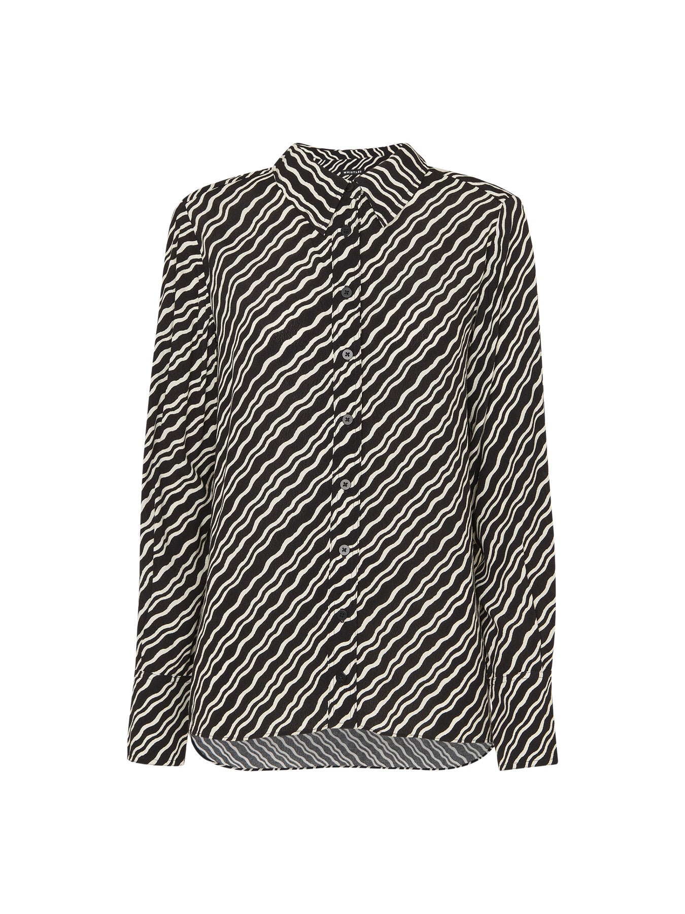 Diagonal Ripple Print Shirt