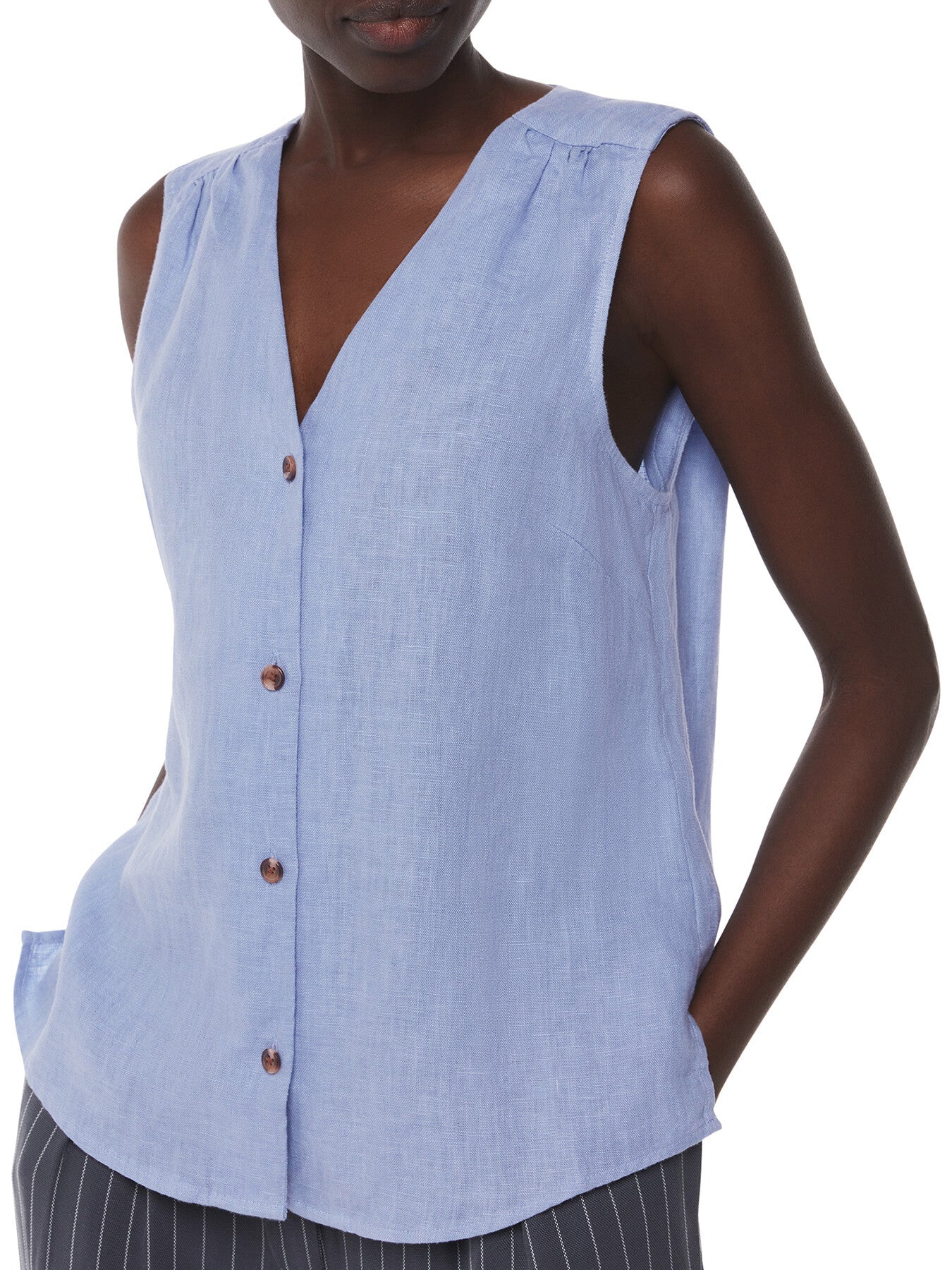 Laura Linen Tank