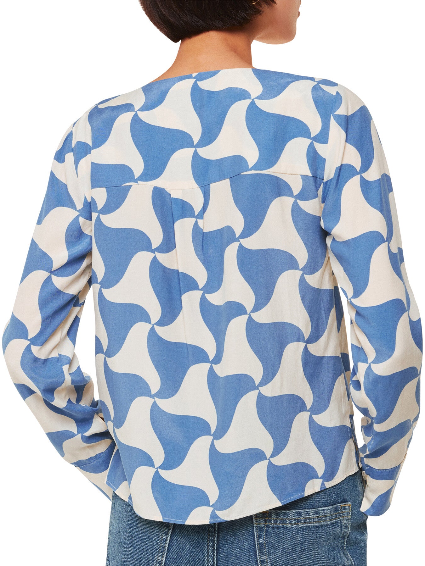 Spun Triangle Blouse