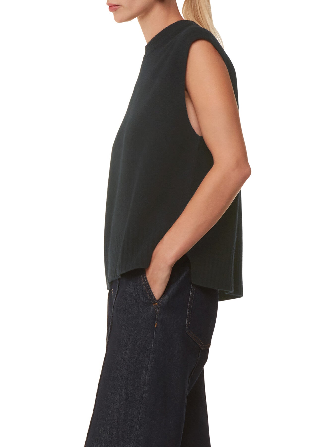 Wool Sleeveless Tank