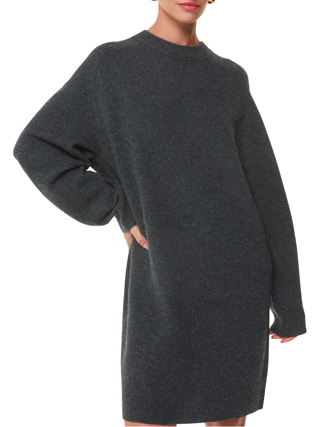 Ava Round Neck Knitted Dress