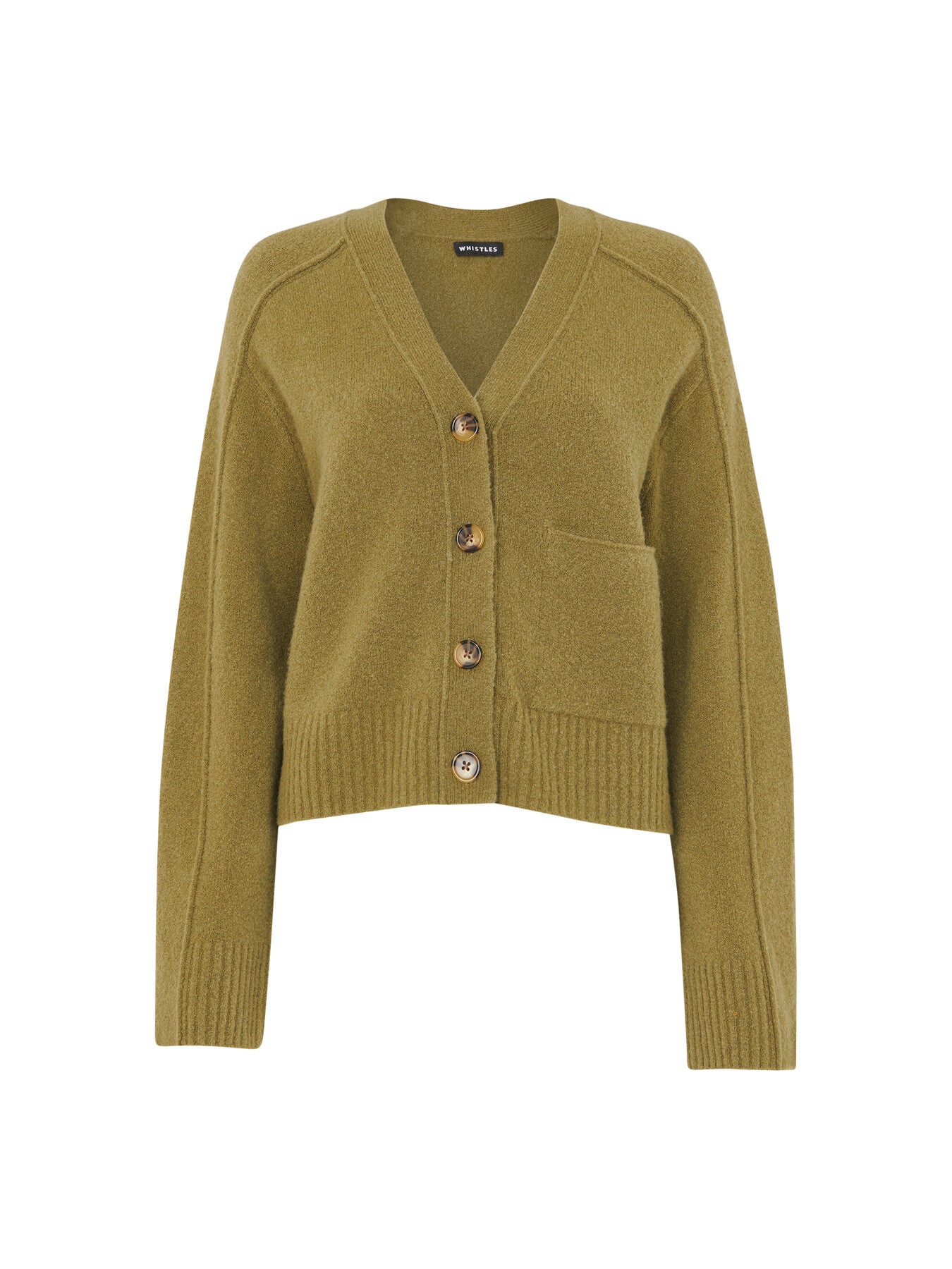 Wool Mix Pocket Cardigan