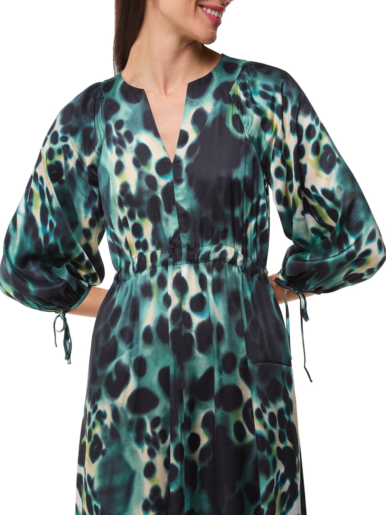 Misty Leopard Print Dress
