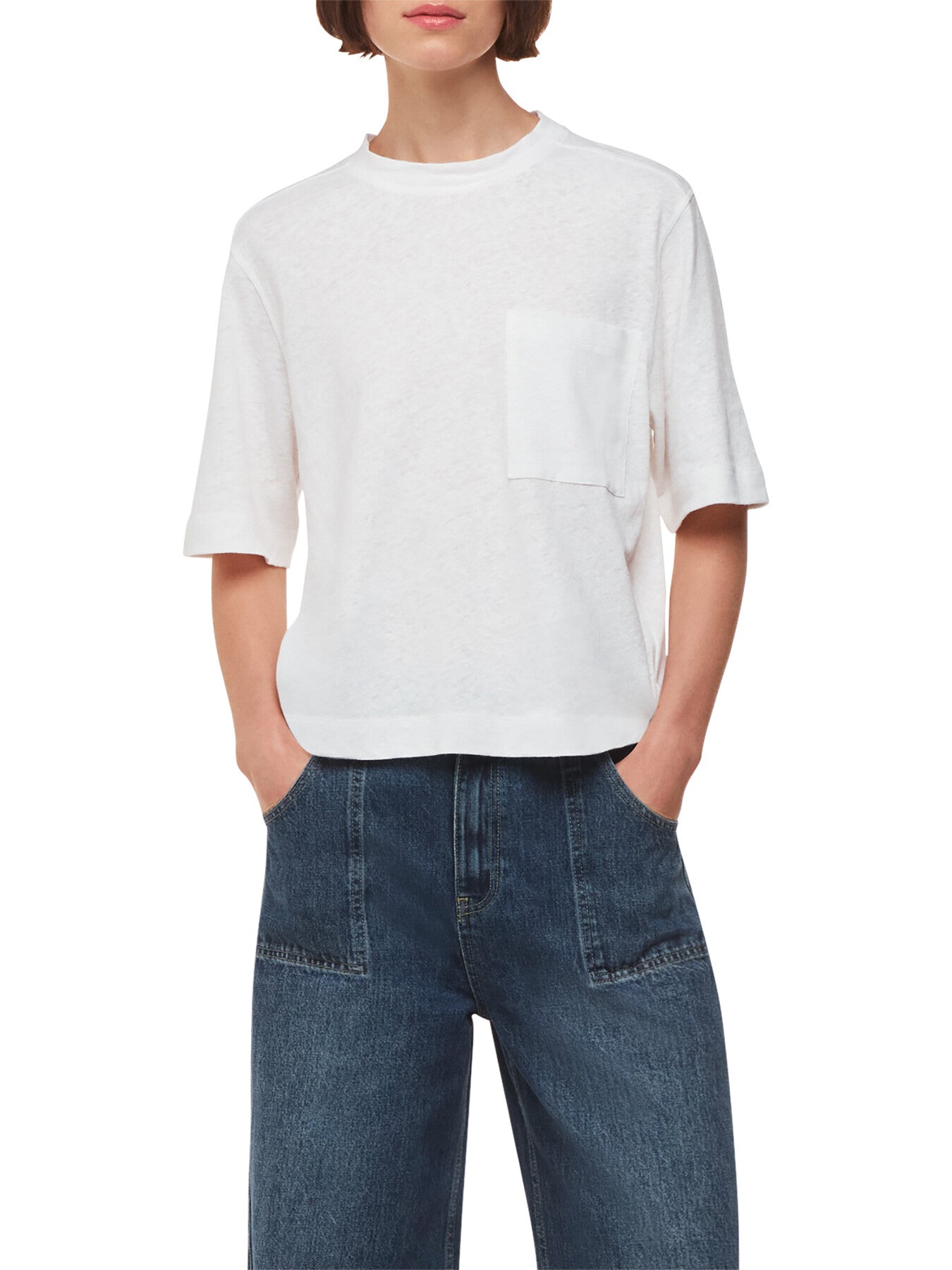 Linen Pocket Blend Tee