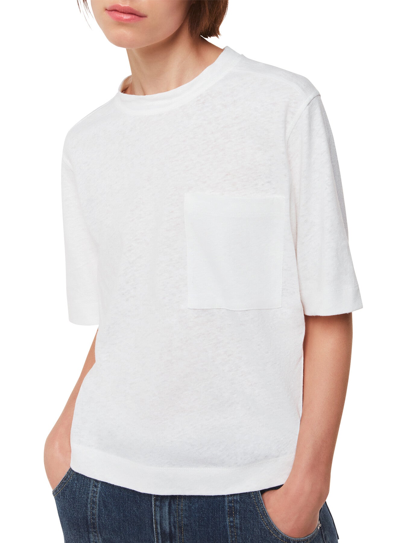 Linen Pocket Blend Tee