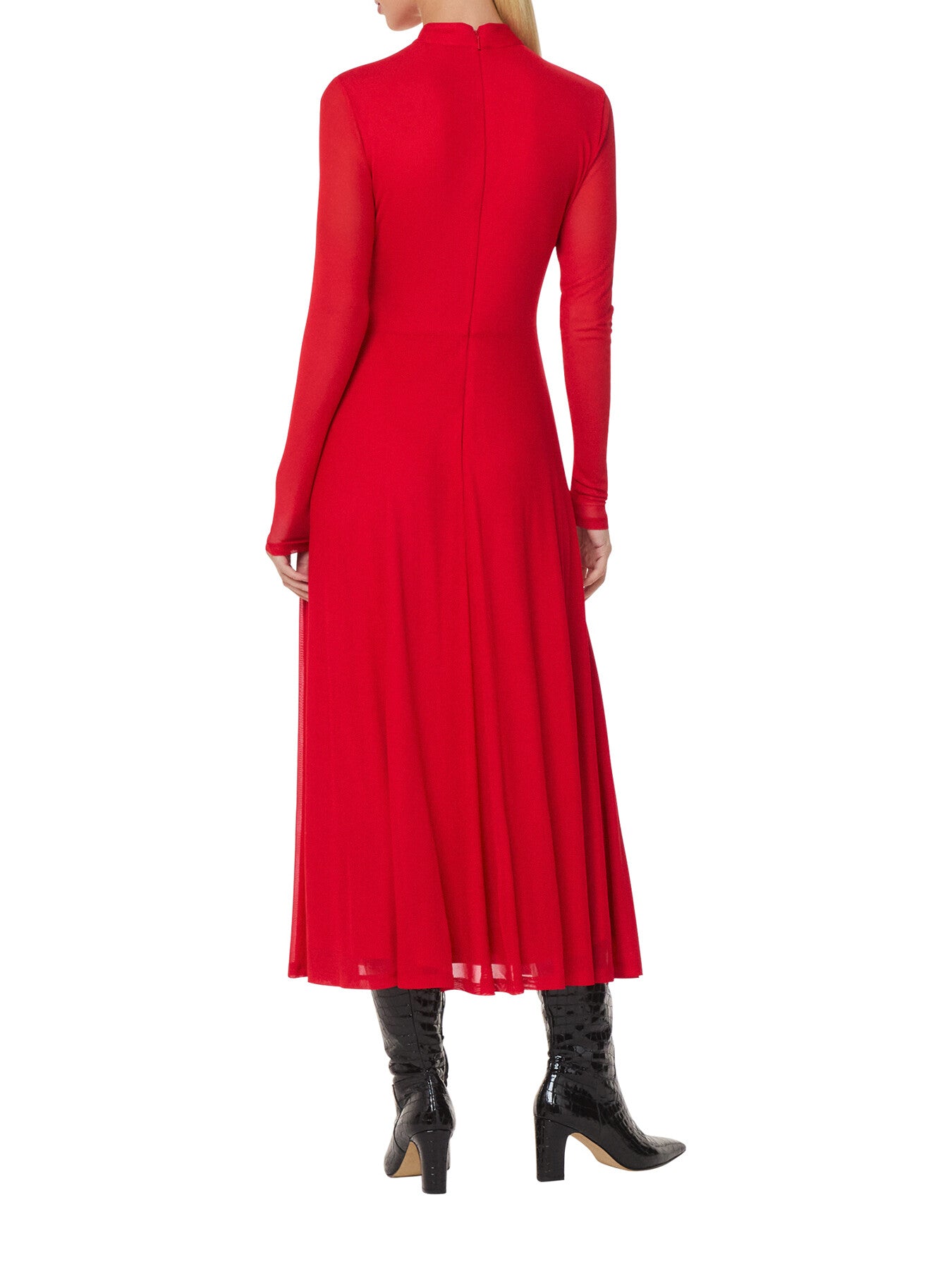 Arabella Ruched Mesh Dress