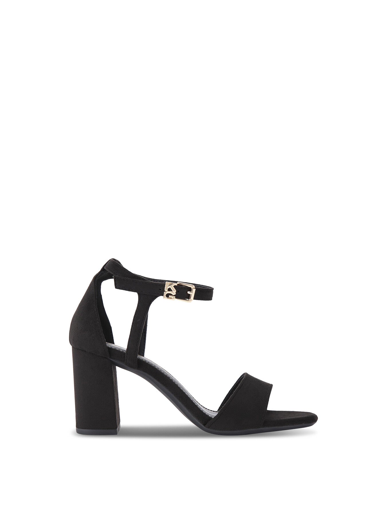 Faryn Microsuede Block Heels